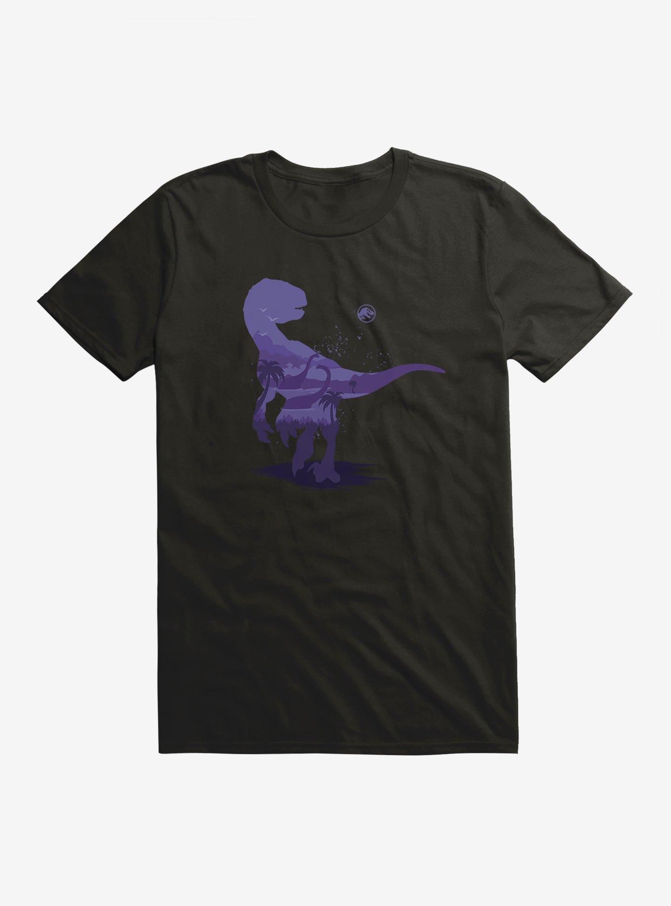 Jurassic Park Velociraptor Blue T-Shirt, , hi-res