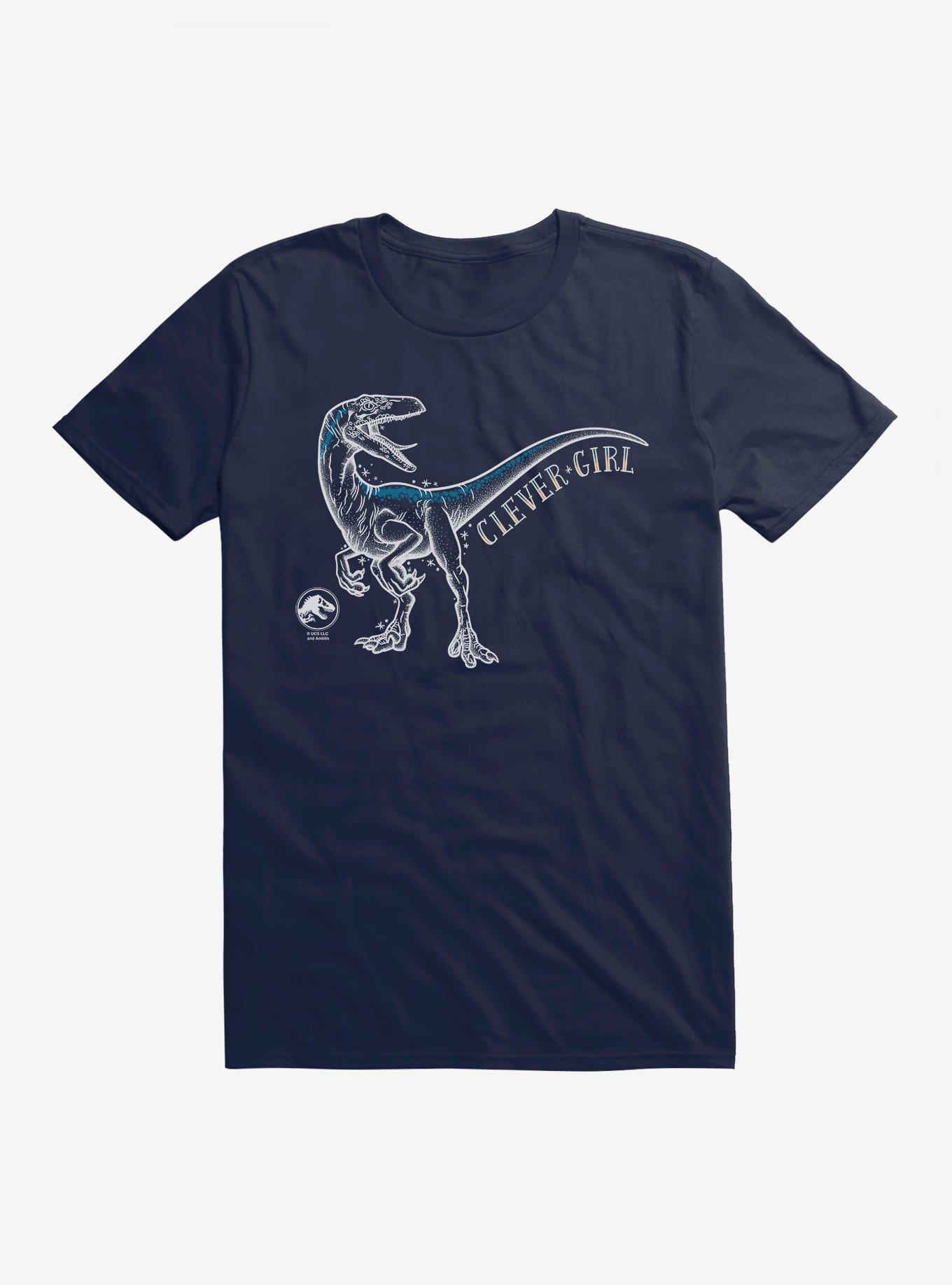Jurassic World Clever Girl T-Shirt, MIDNIGHT NAVY, hi-res