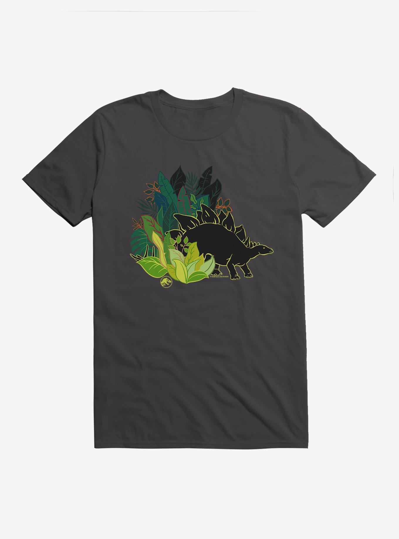 Jurassic World Stegosaurus Habitat T-Shirt, HEAVY METAL, hi-res