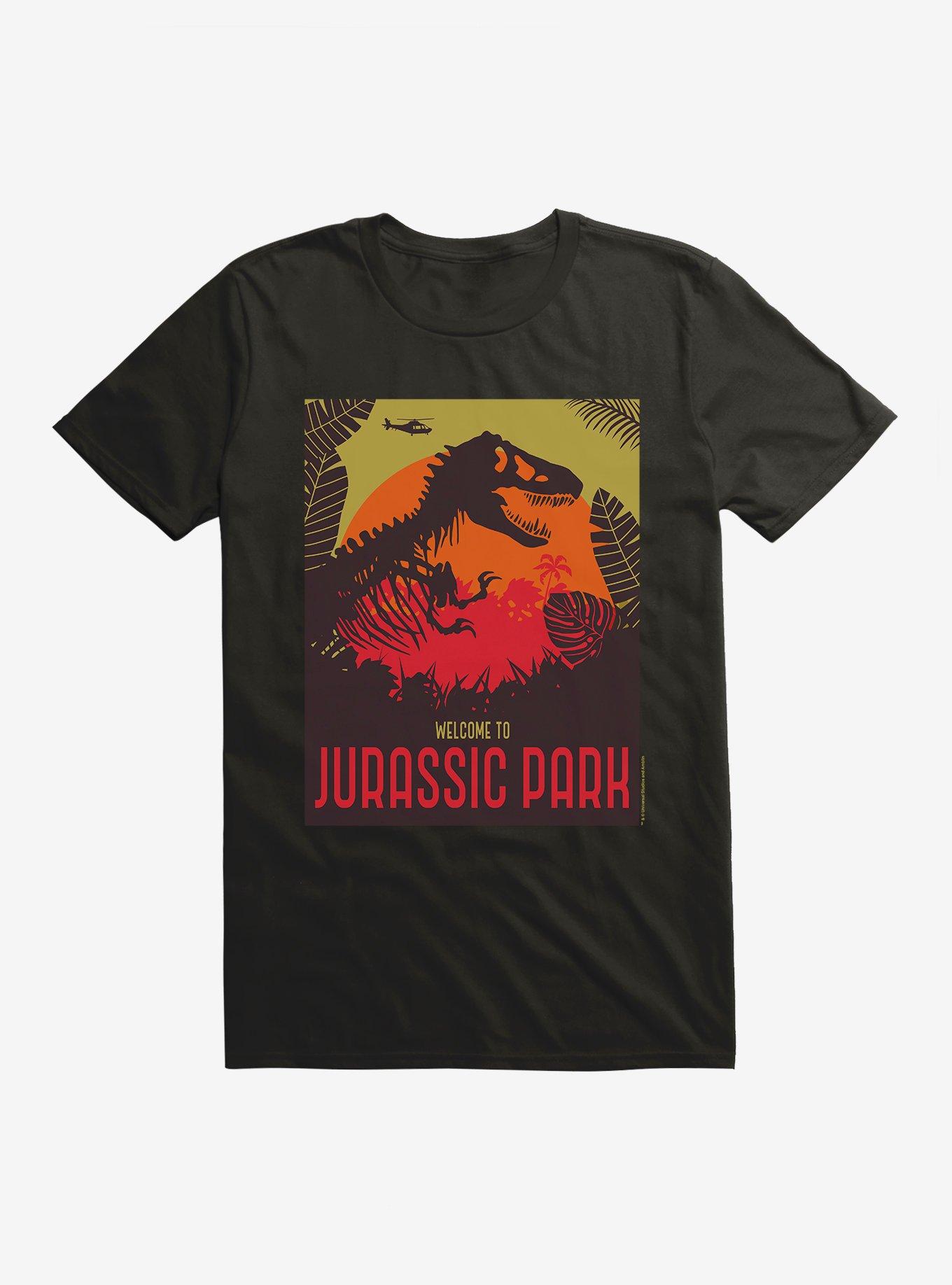 Jurassic Park Welcome Sunset T-Shirt, , hi-res