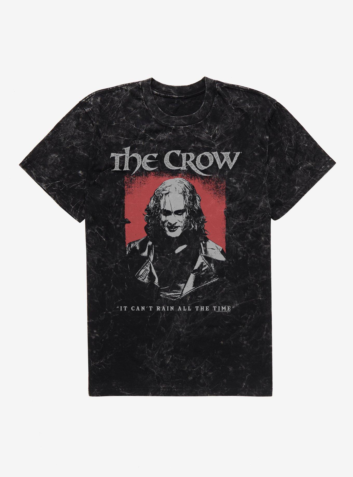 The Crow It Can't Rain All The Time Mineral Wash T-Shirt, , hi-res