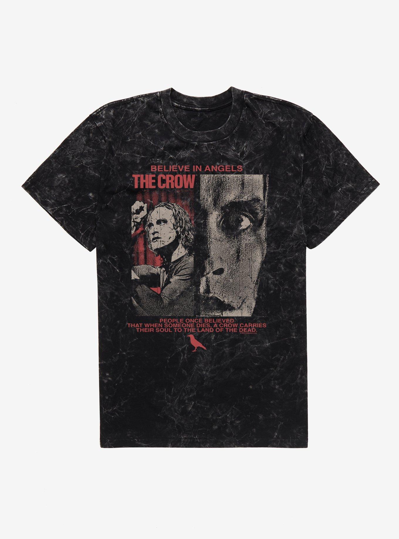 The Crow To The Land Of The Dead Mineral Wash T-Shirt, , hi-res