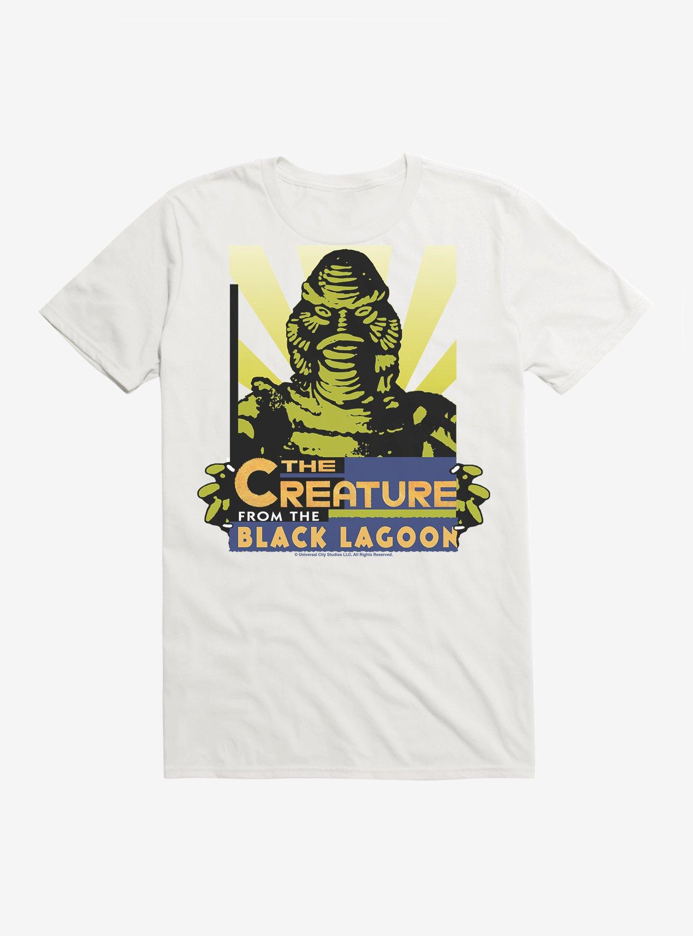 Universal Monsters Creature From The Lagoon Close Up T-Shirt, , hi-res