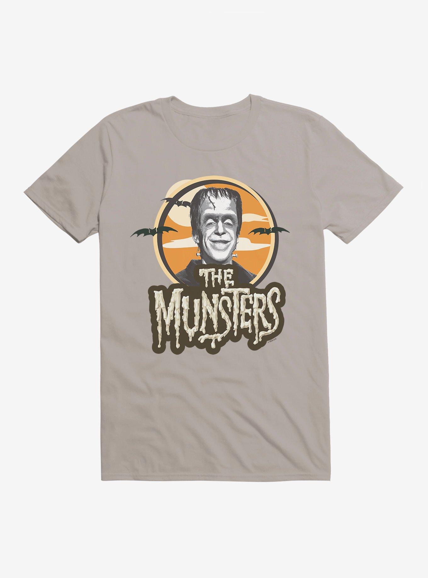 The Munsters Herman Munster T-Shirt, LIGHT GREY, hi-res