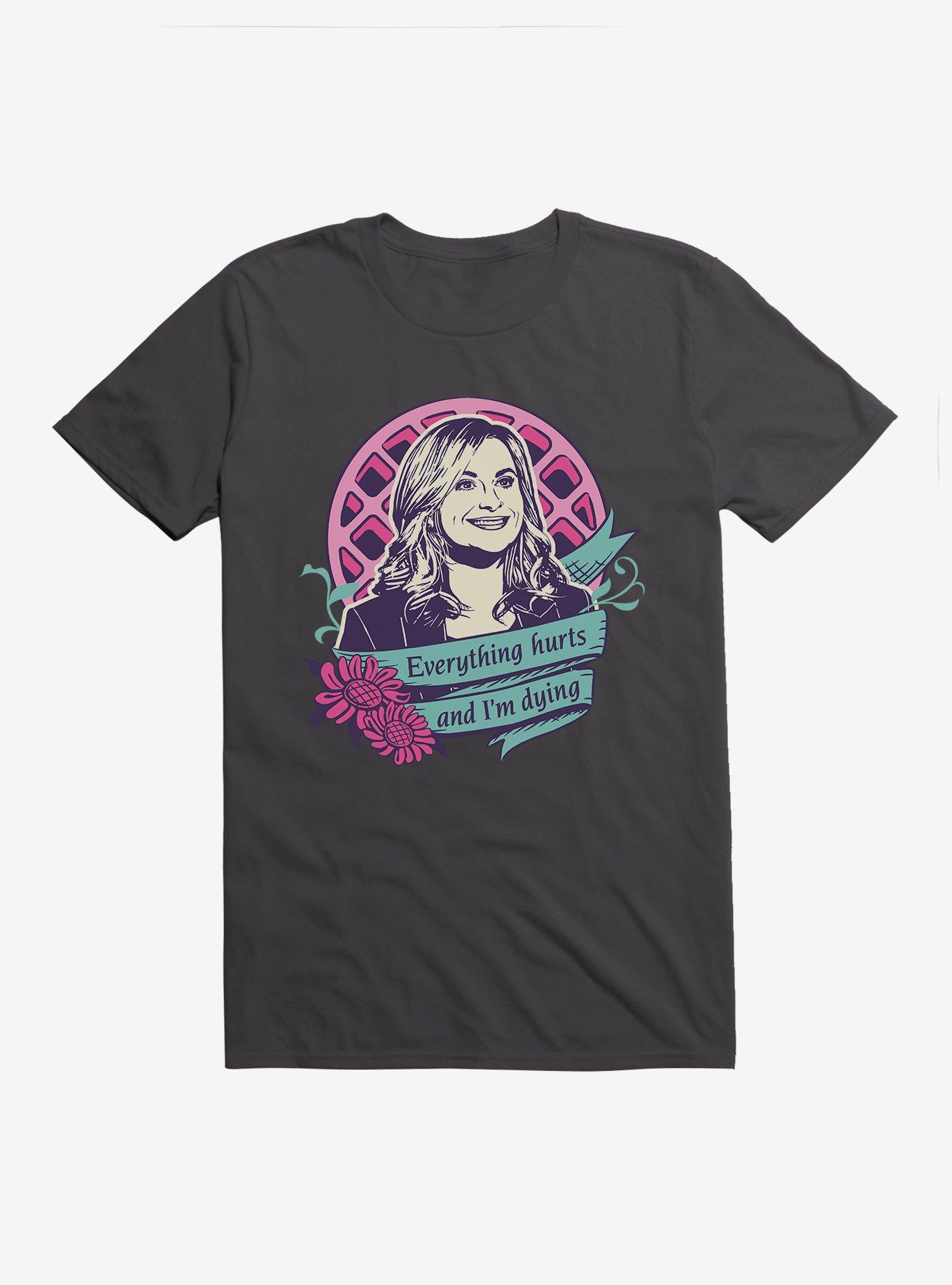 Parks And Recreation Everything Hurts T-Shirt, HEAVY METAL, hi-res