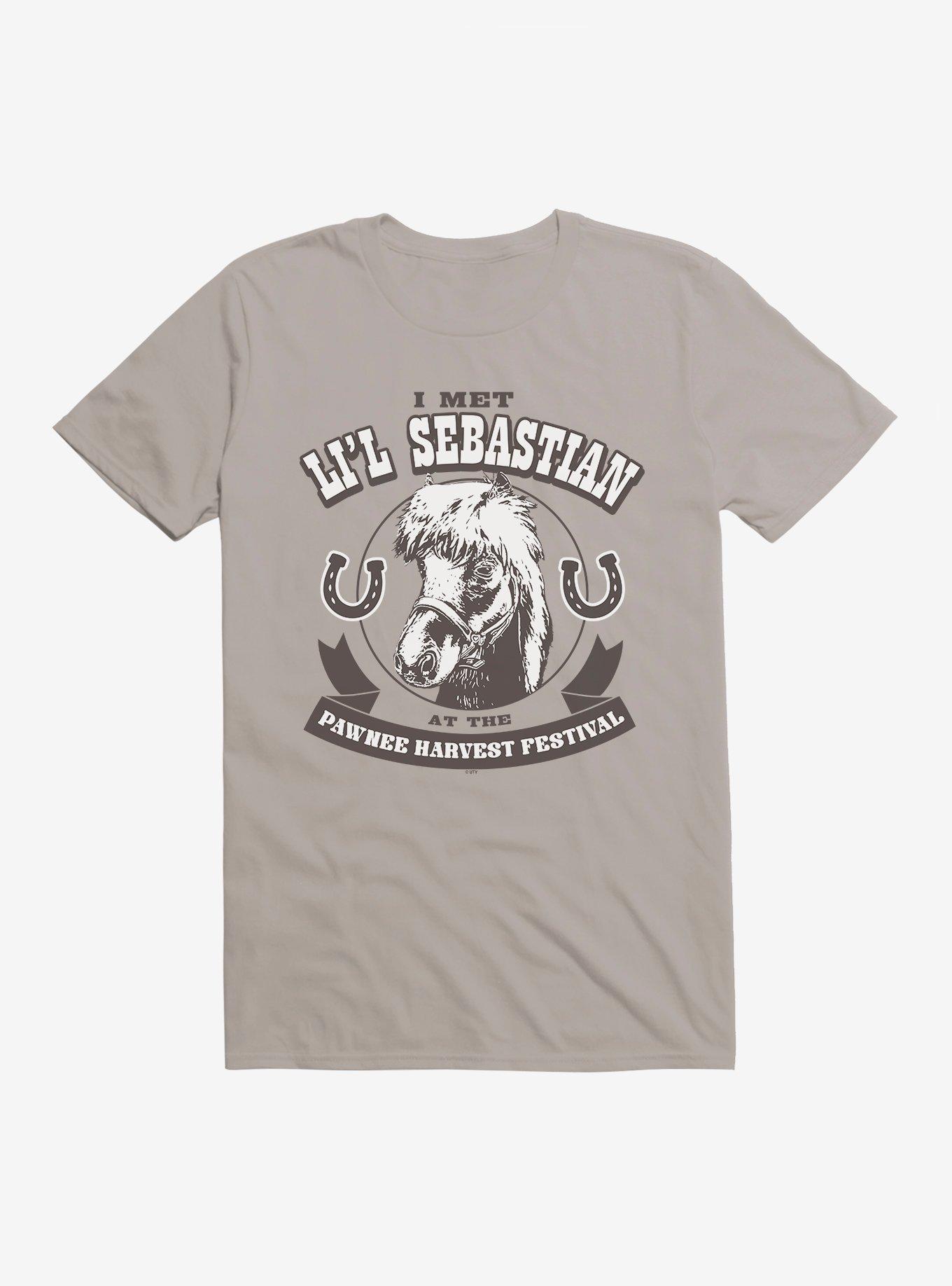 Parks And Recreation Li'l Sebastian T-Shirt, LIGHT GREY, hi-res
