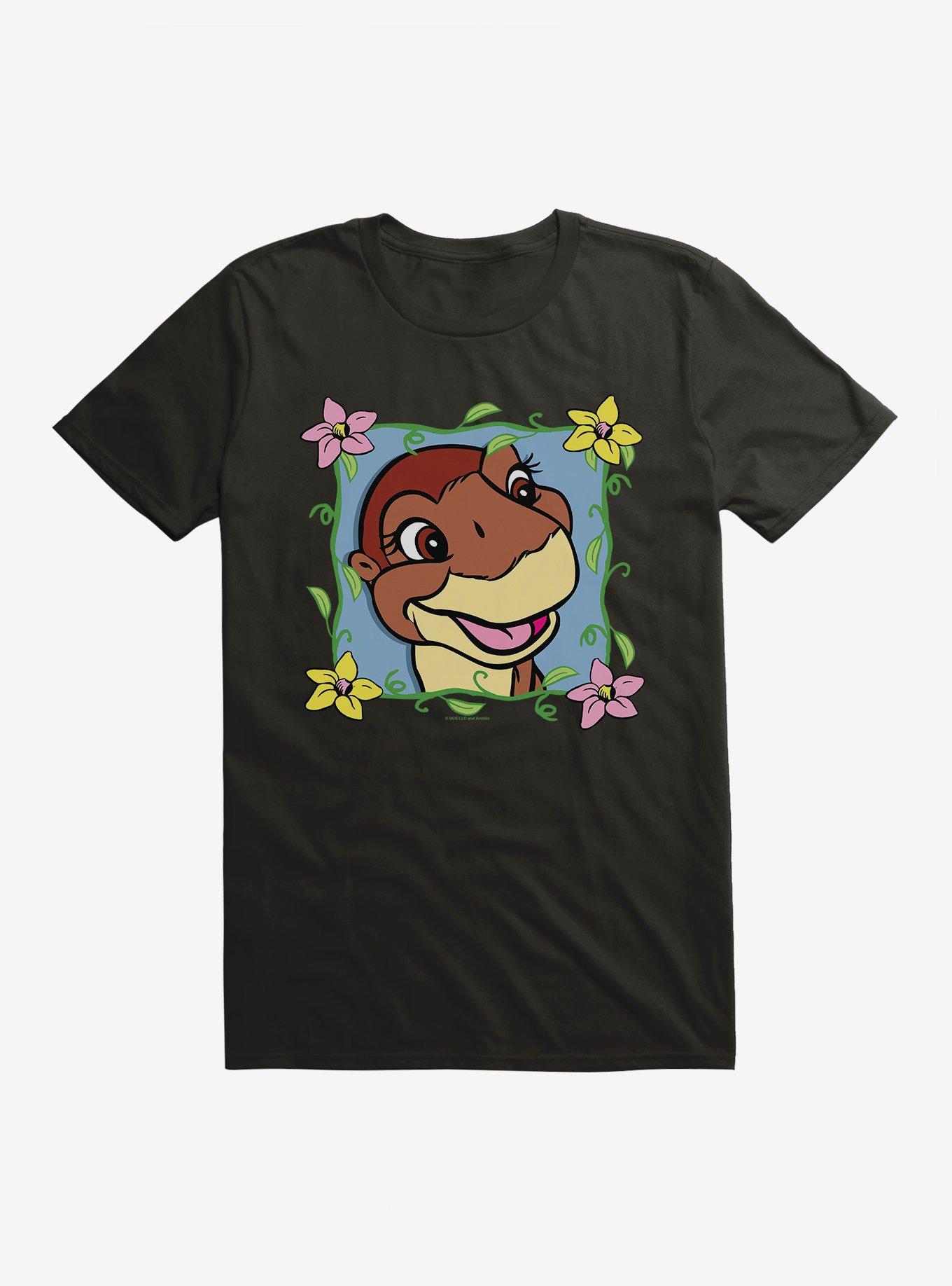 The Land Before Time Littlefoot Flowers T-Shirt