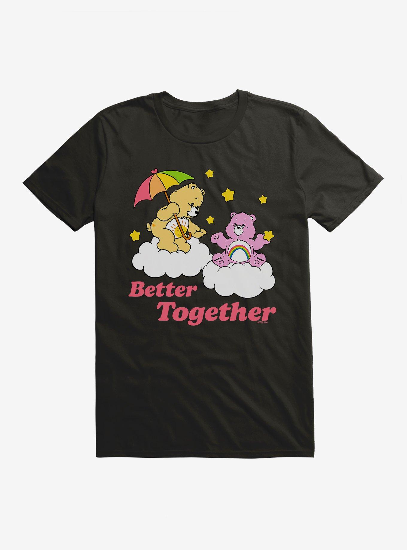 Care Bears Funshine & Cheer Better Together T-Shirt, BLACK, hi-res