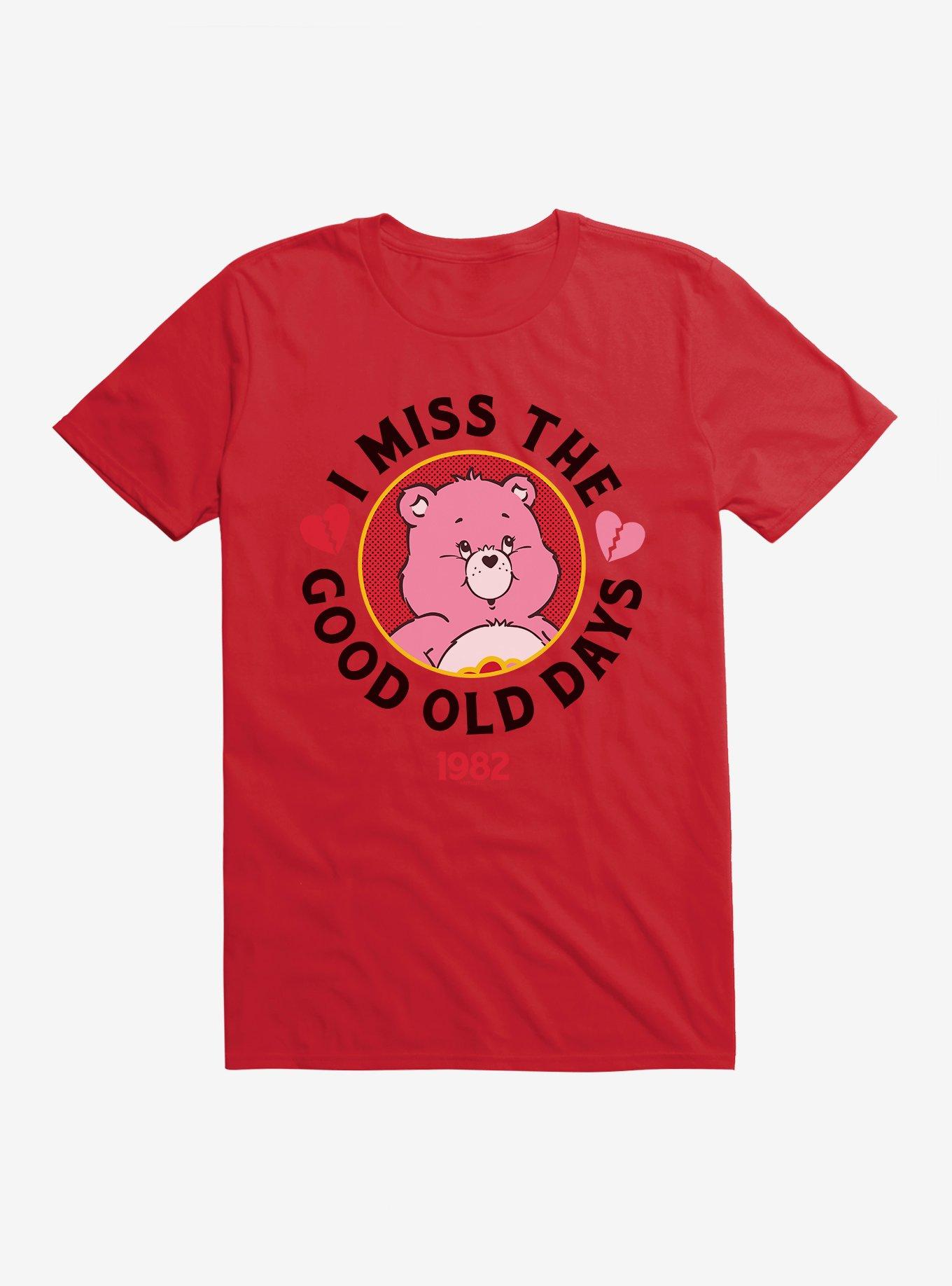Care Bears Love-A-Lot Bear I Miss The Good Old Days T-Shirt, , hi-res