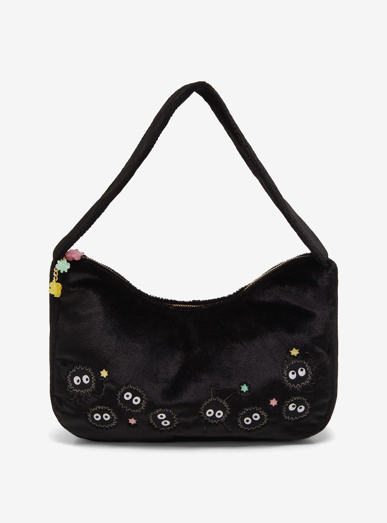 Her Universe Studio Ghibli® Spirited Away Soot Sprite Fuzzy Baguette Bag