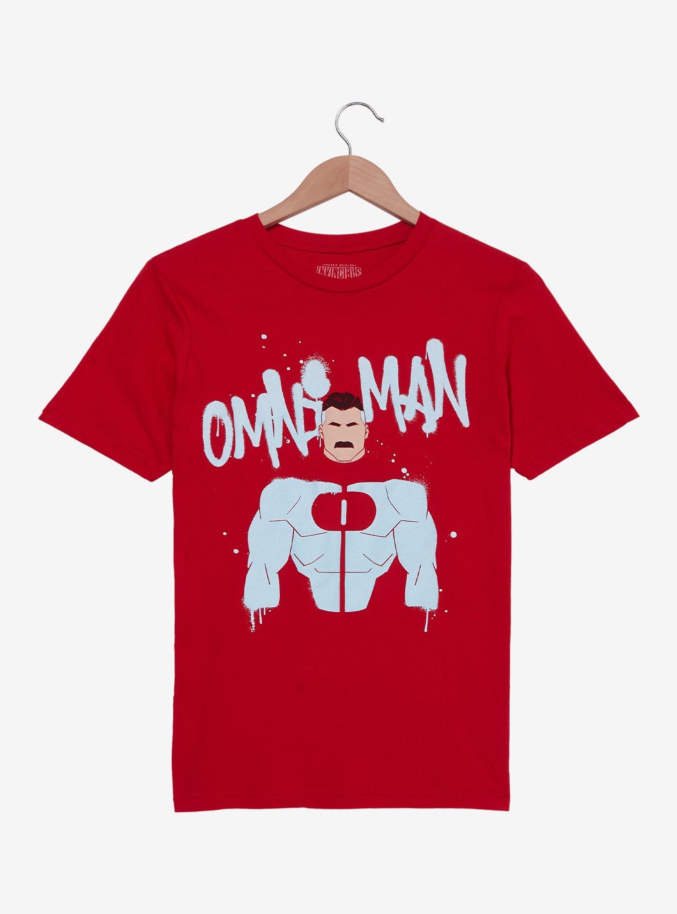 Invincible Omni-Man T-Shirt — BoxLunch Exclusive, RED, hi-res