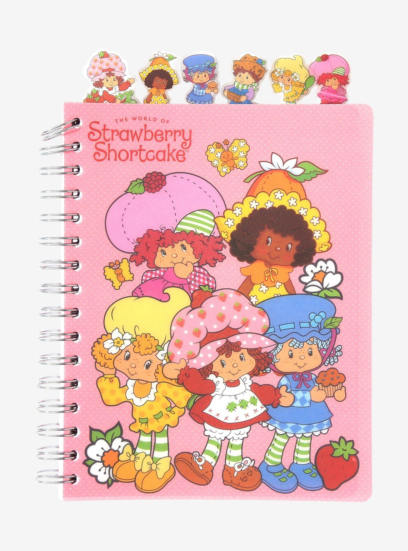 Strawberry Shortcake Group Portrait Figural Tab Journal - BoxLunch Exclusive, , hi-res