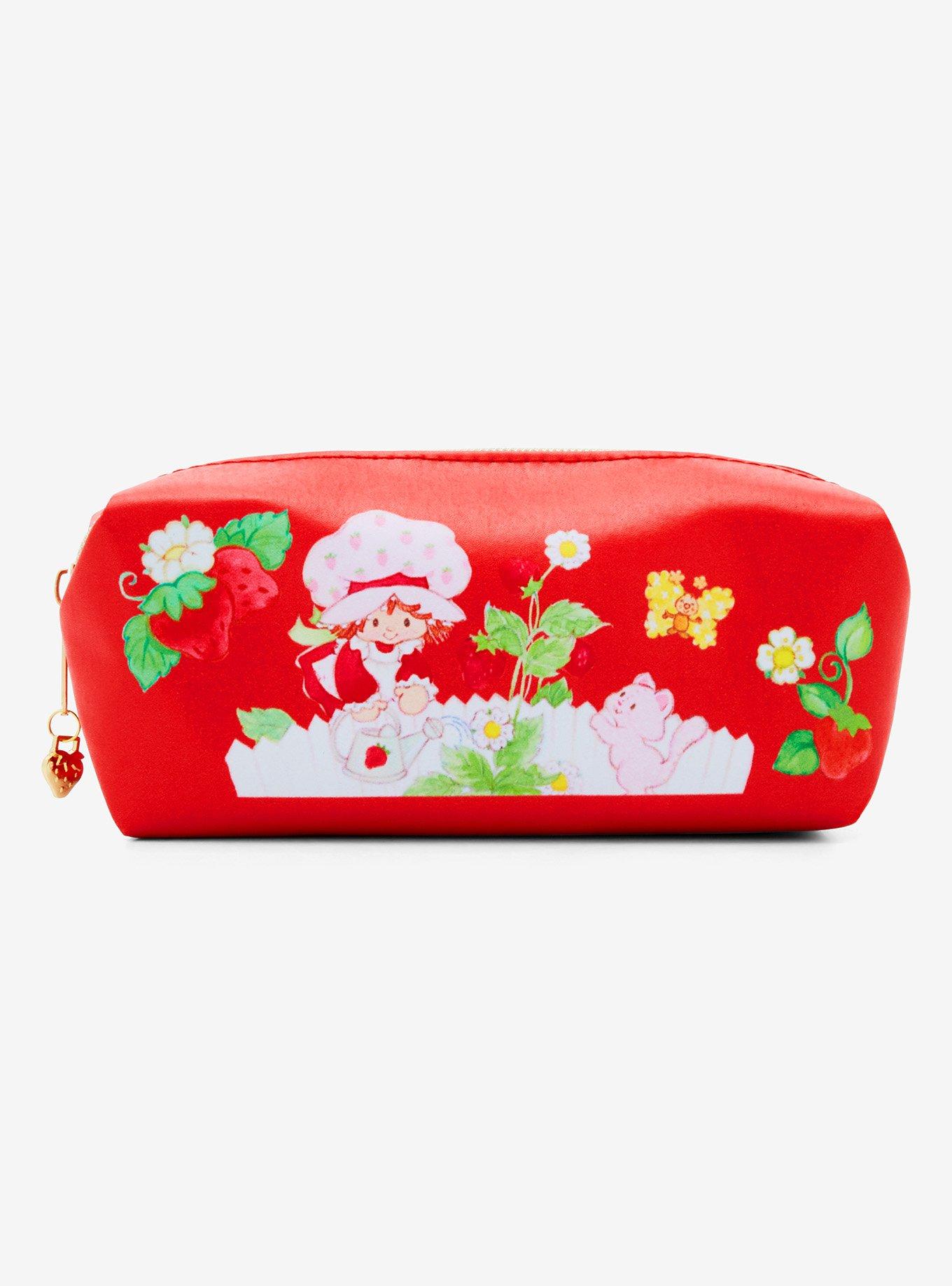 Strawberry Shortcake Custard & Strawberry Gardening Scene Pencil Case, , hi-res