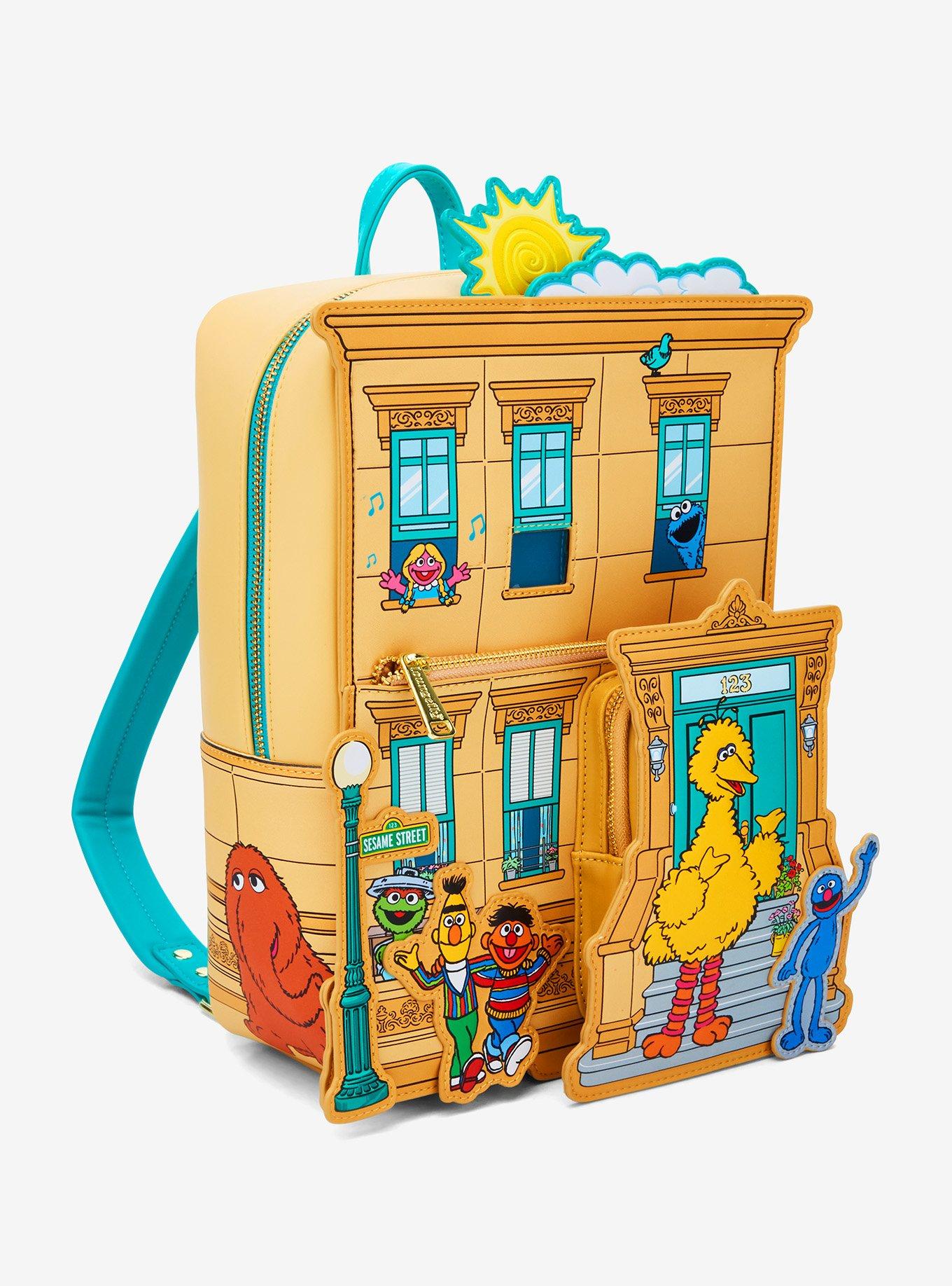 Loungefly Sesame Street Brownstone Mini Backpack, , hi-res