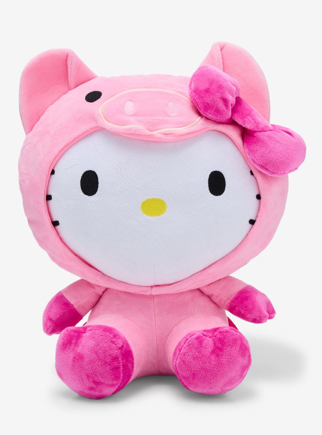 Hello Kitty Piggy Outfit Plush Backpack, , hi-res
