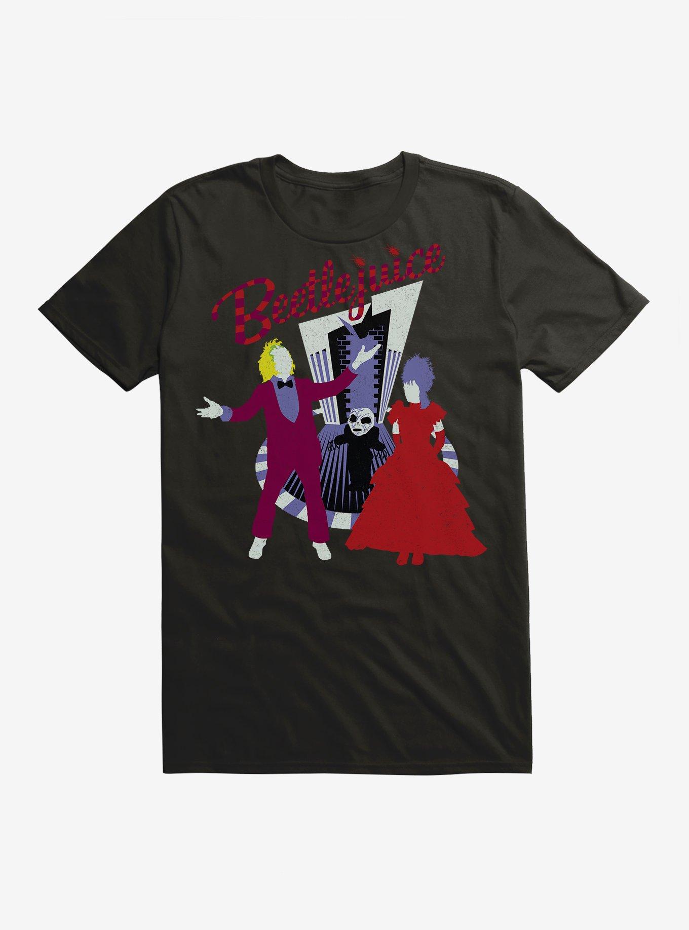 Beetlejuice Couple T-Shirt, BLACK, hi-res
