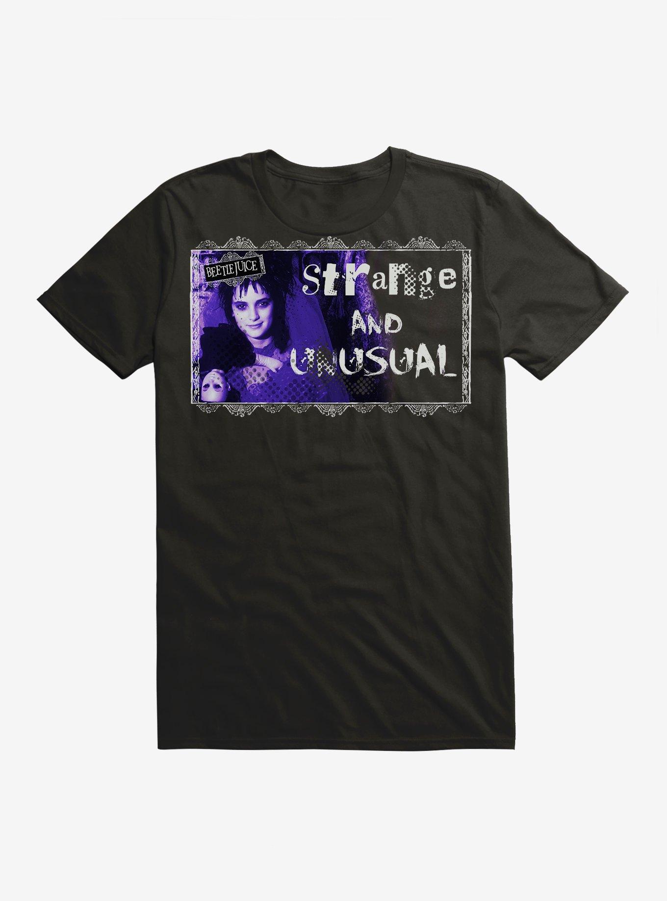 Beetlejuice Lydia Strange T-Shirt, BLACK, hi-res