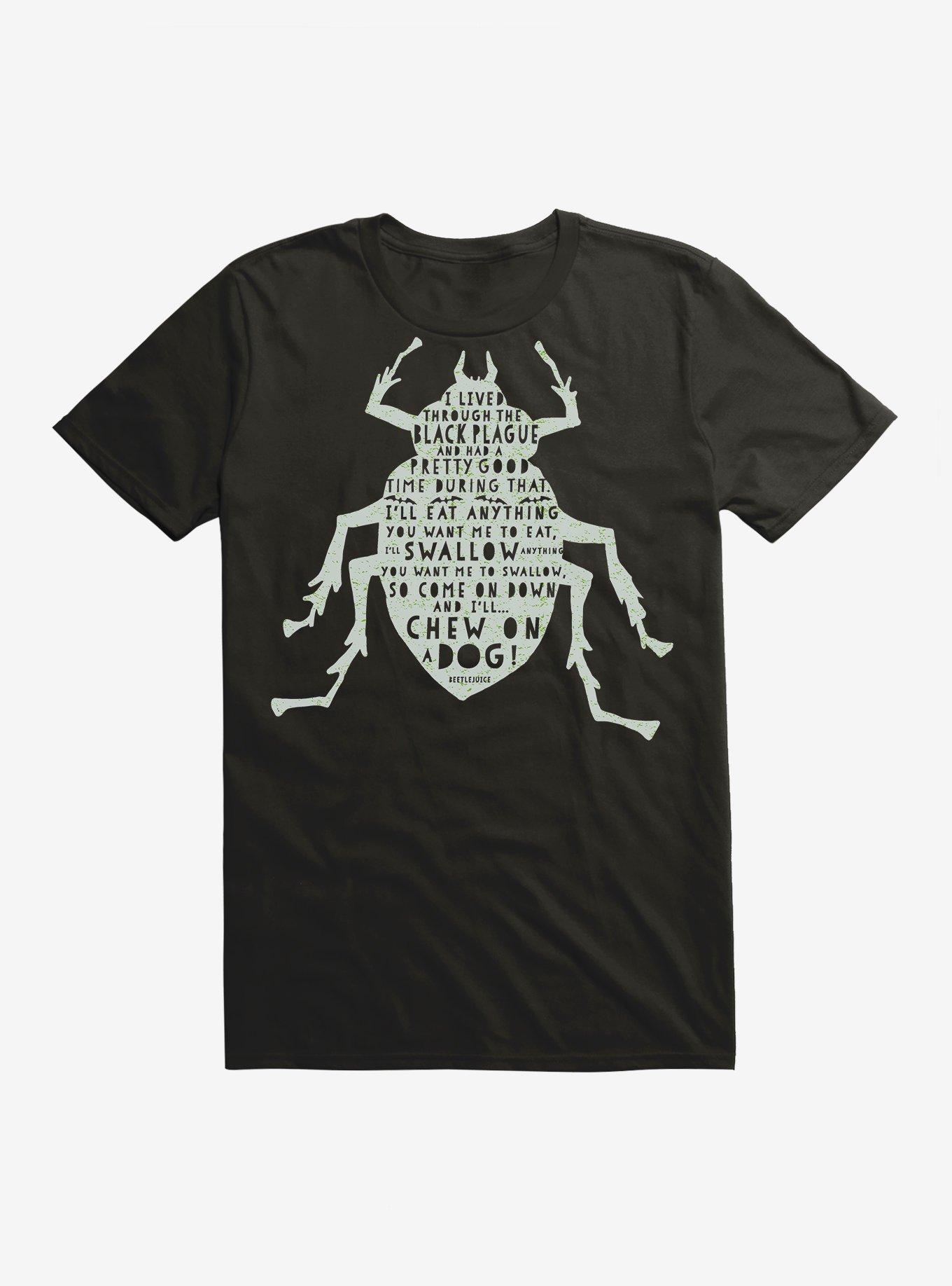 Beetlejuice Beetle Black T-Shirt, , hi-res