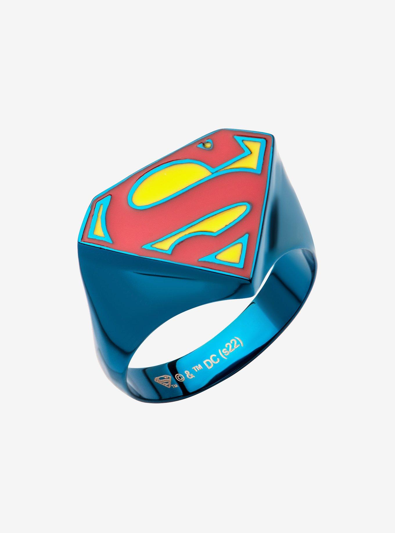 DC Comics Superman Logo Blue Ring, , hi-res