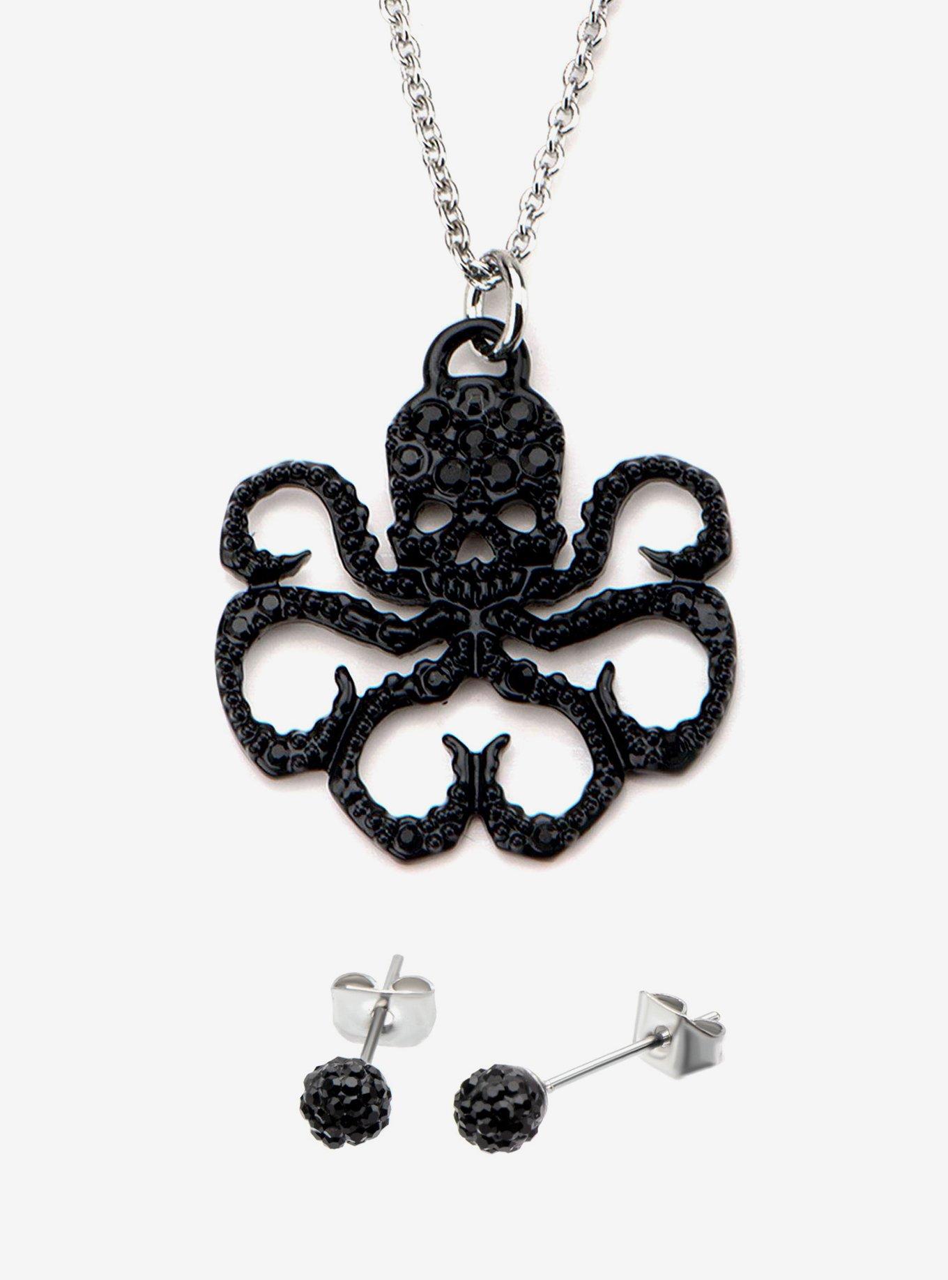 Marvel Hydra Black Gem Necklace, , hi-res