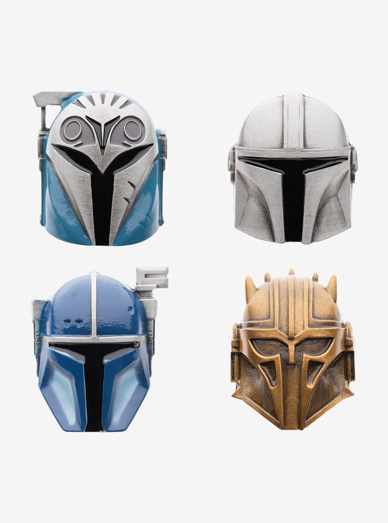 Star Wars The Mandalorian 3D Helmet Pin Set, , hi-res