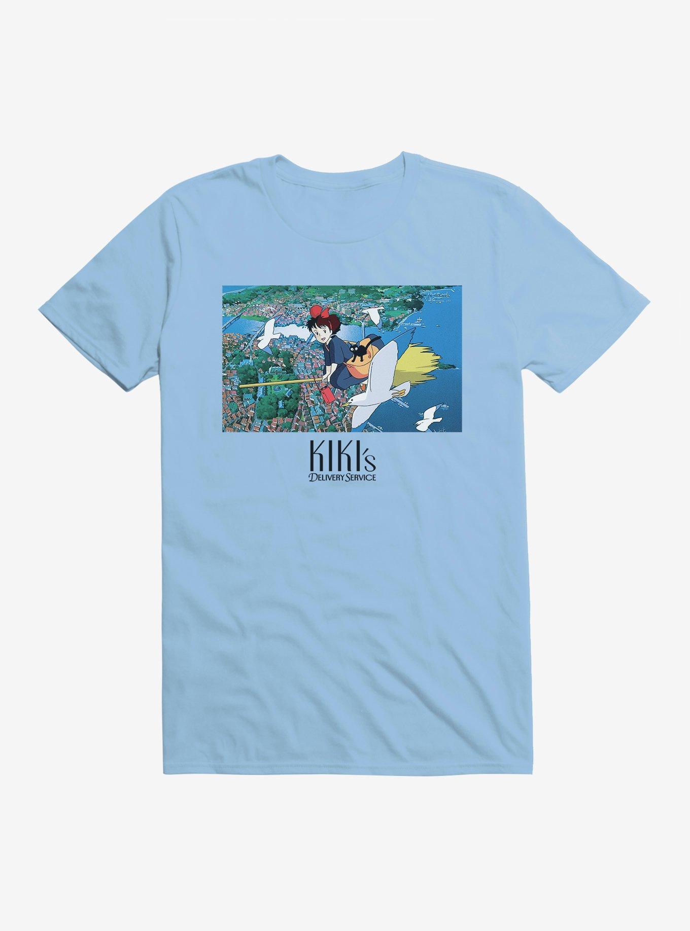 Studio Ghibli Kiki's Delivery Service Broomstick T-Shirt, LIGHT BLUE, hi-res