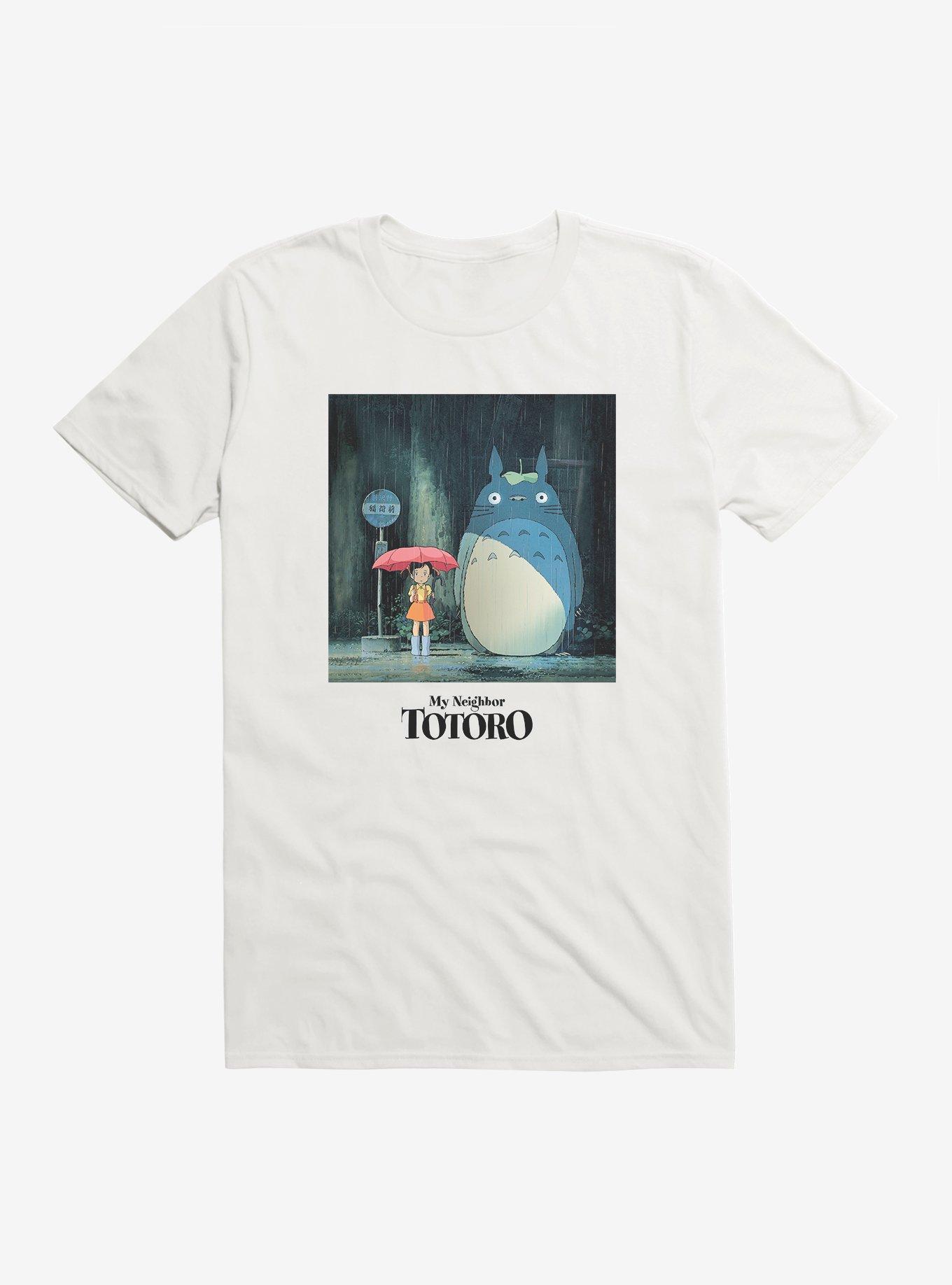 Studio Ghibli My Neighbor Totoro Bus Stop T-Shirt, WHITE, hi-res