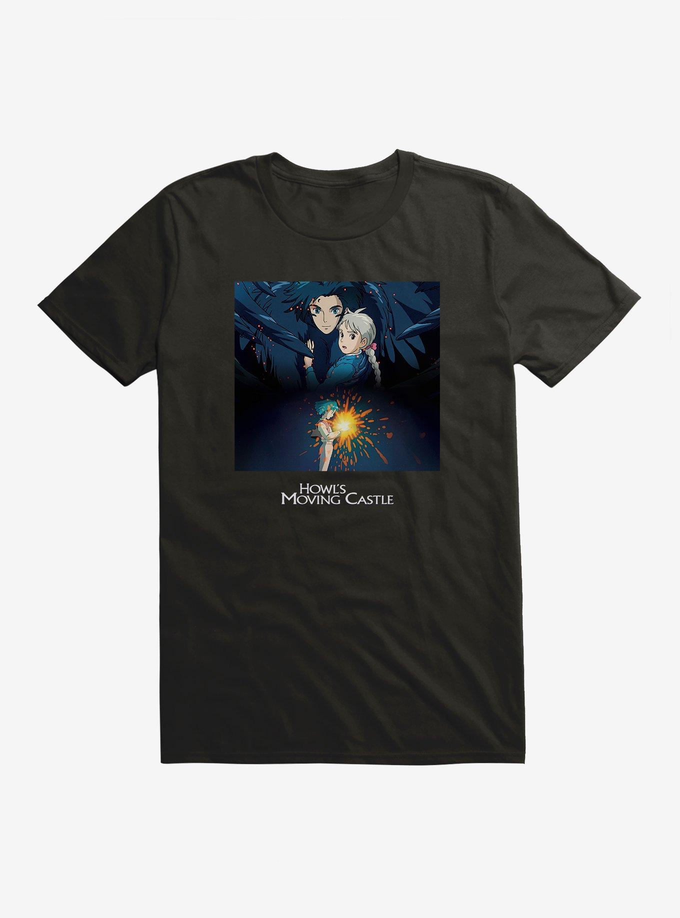 Studio Ghibli Howl's Moving Castle Poster Art T-Shirt, , hi-res