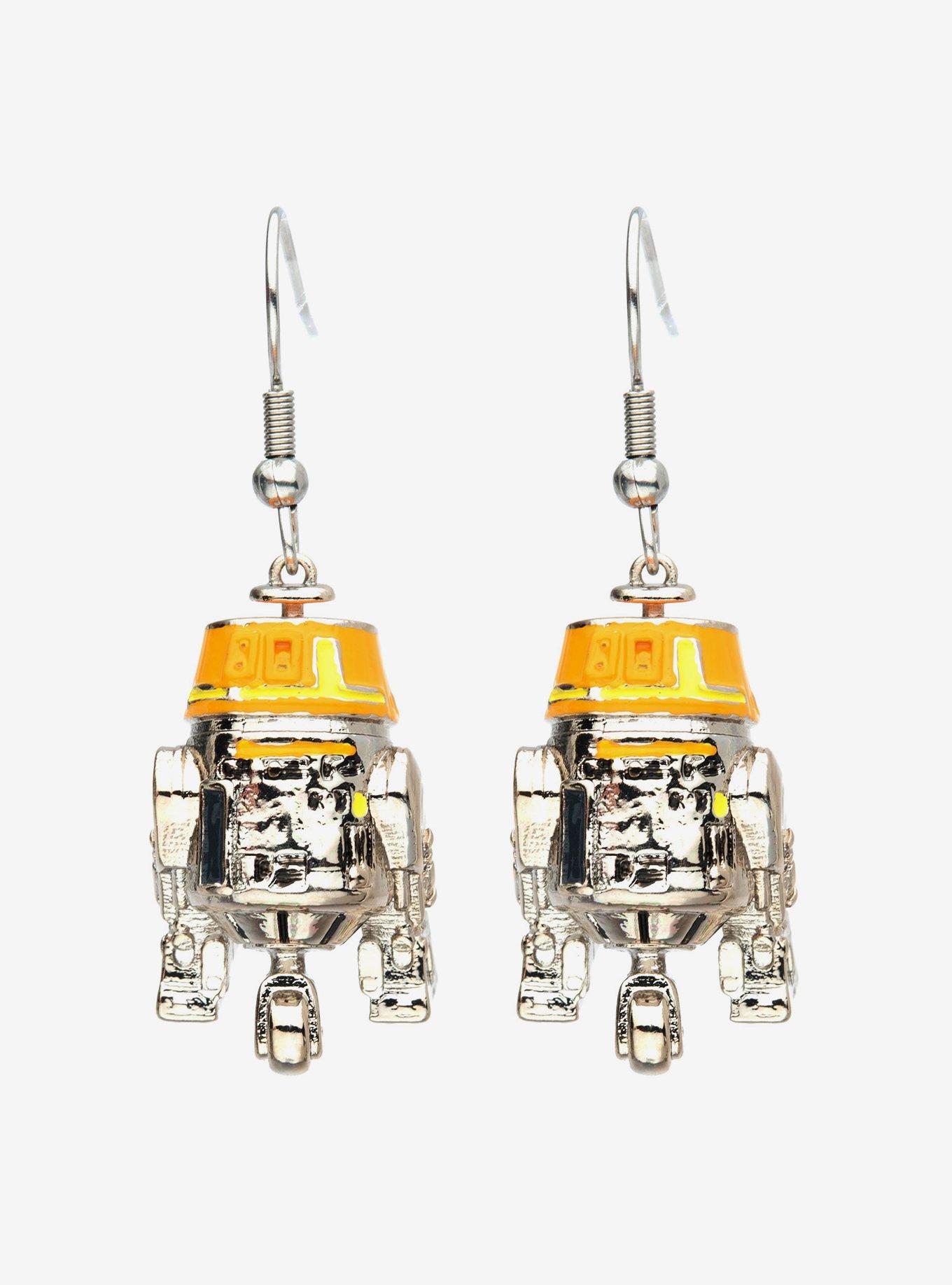 Star Wars Ahsoka 3D Chopper Dangle Earrings, , hi-res