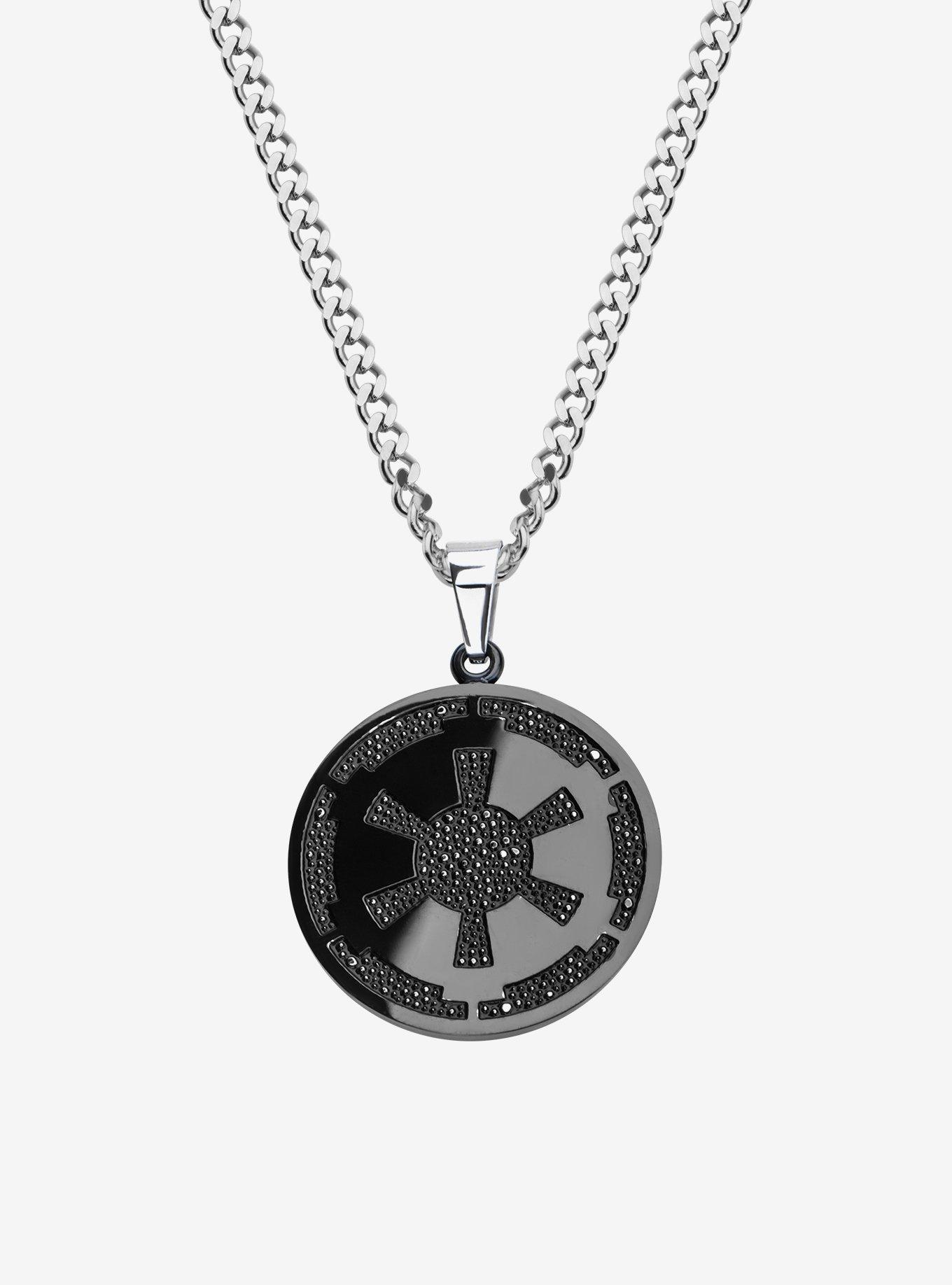 Star Wars Galactic Empire Symbol Pendant Necklace, , hi-res