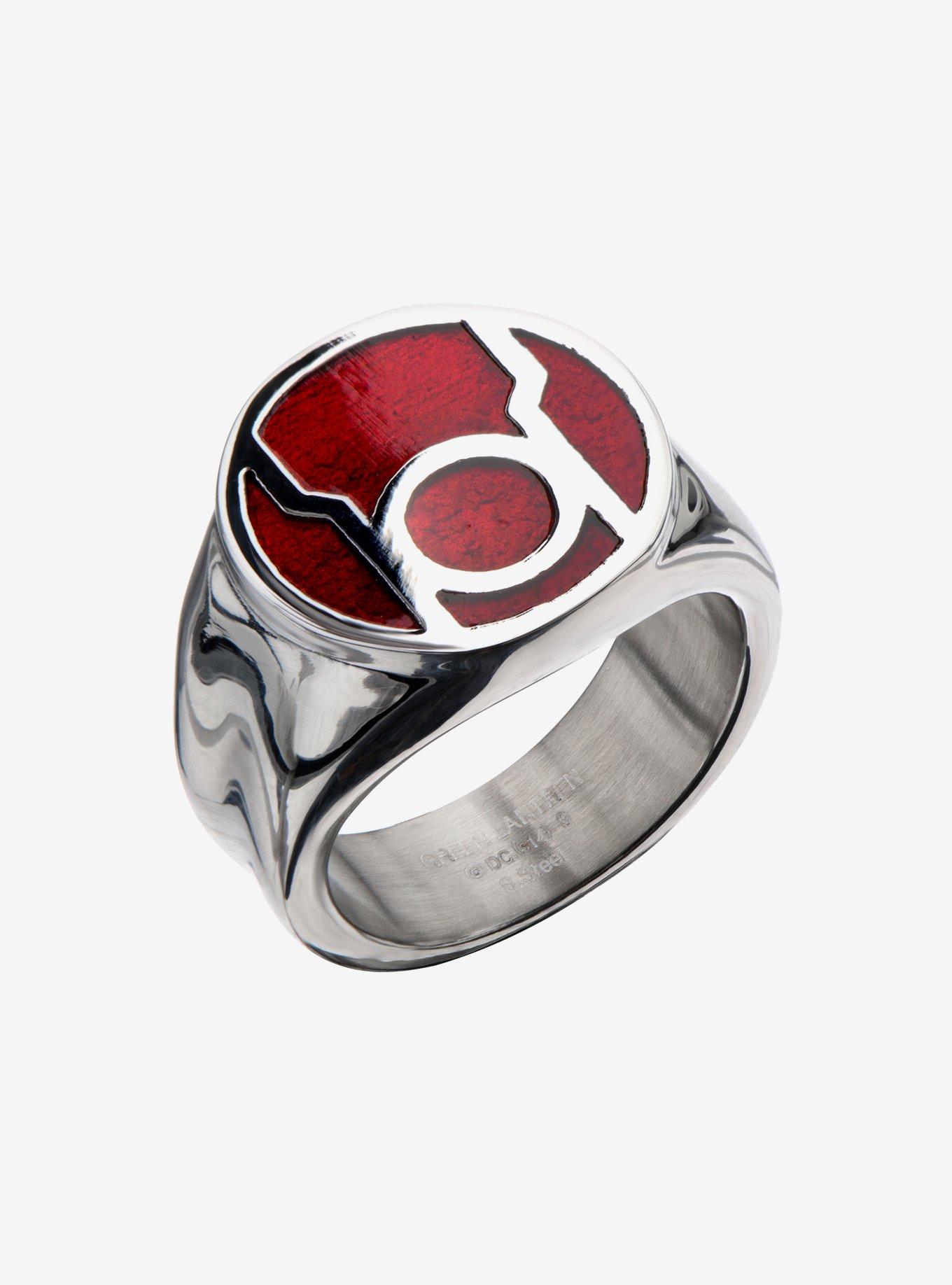 DC Comics Red Lantern Corps Blackest Night Rage Ring, MULTI, hi-res