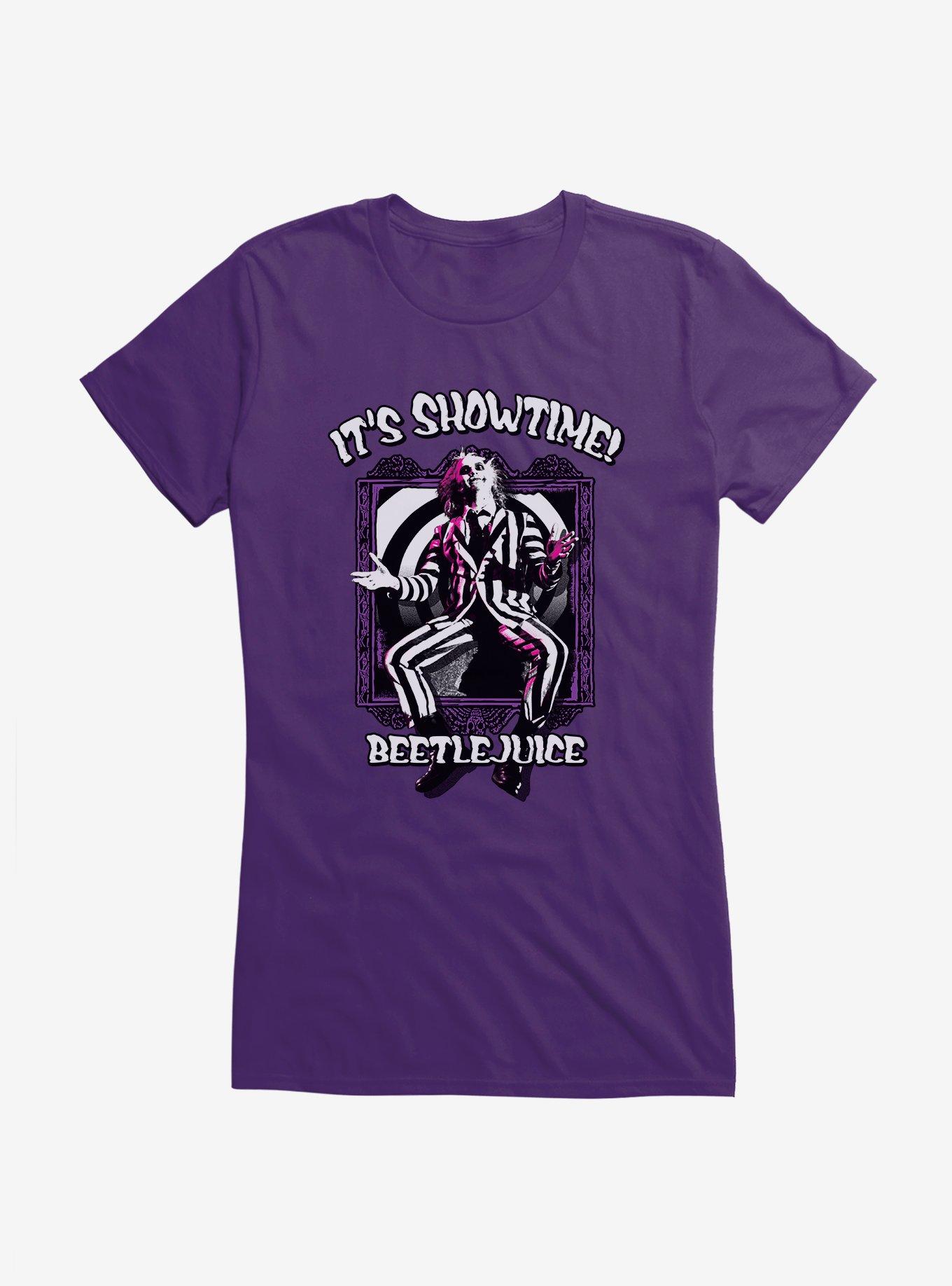 Beetlejuice It's Showtime! Girls T-Shirt, PURPLE, hi-res