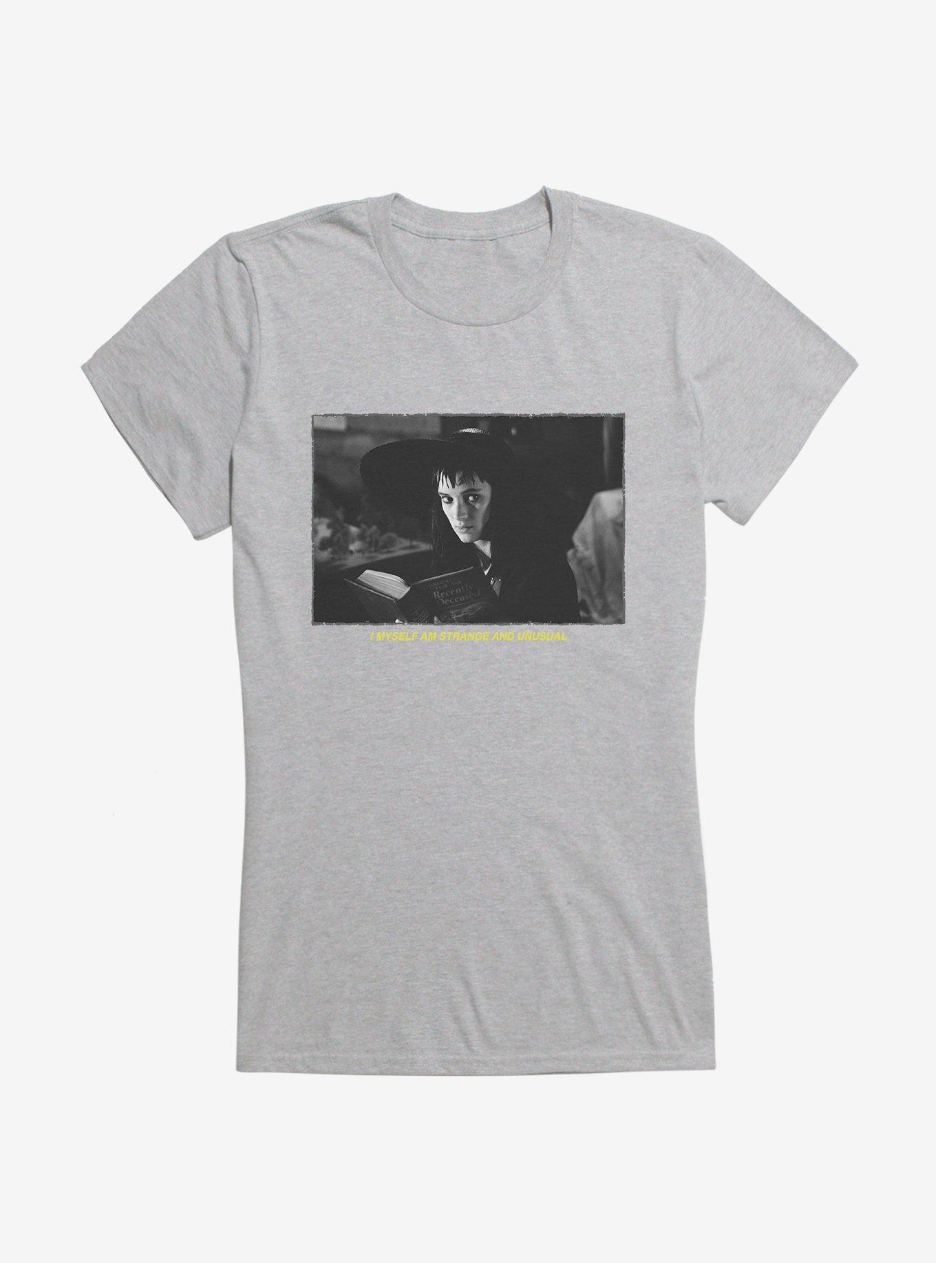 Beetlejuice Lydia I Myself Am Strange And Unusual Girls T-Shirt, , hi-res