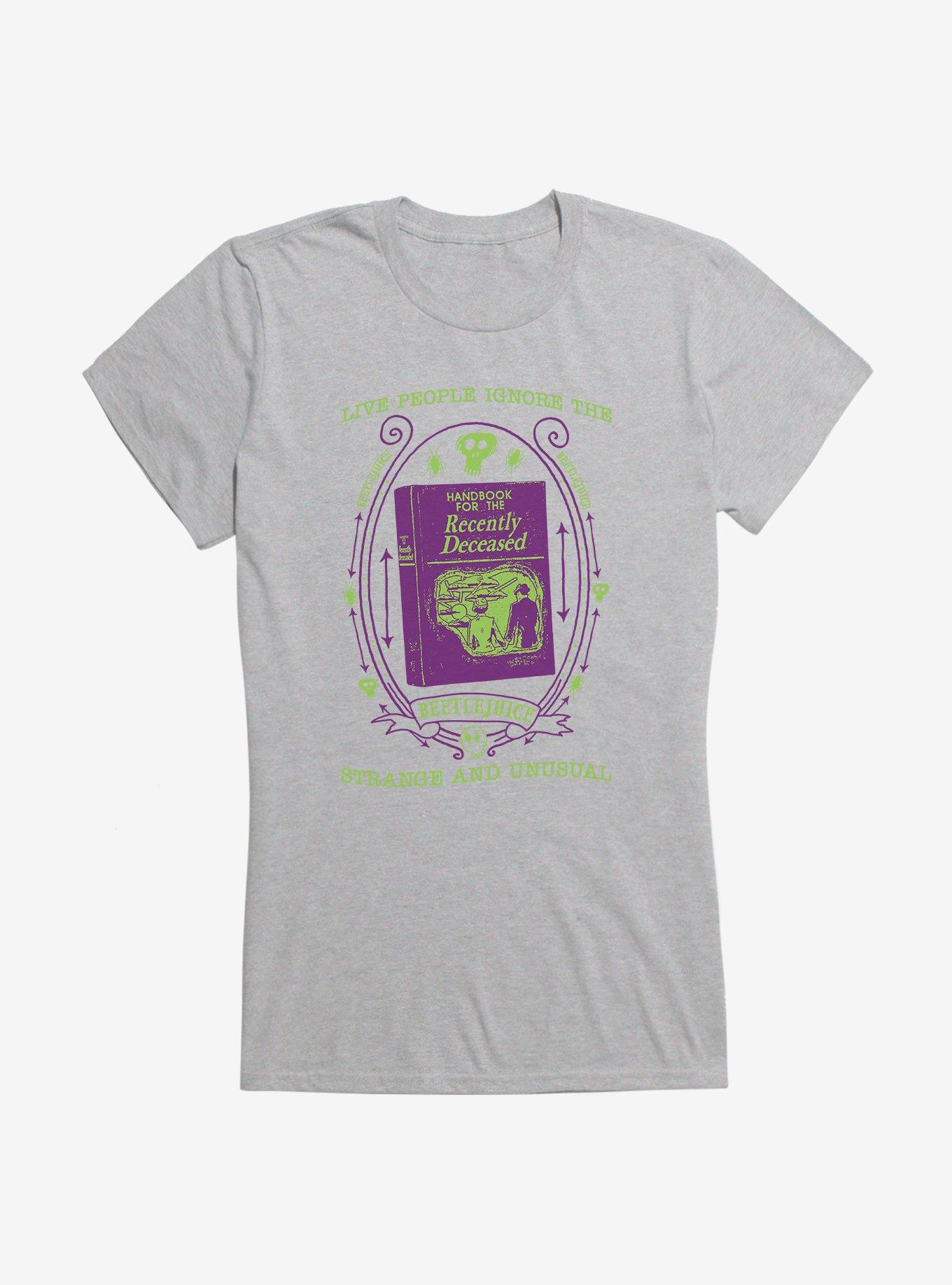 Beetlejuice Live People Ignore The Strange And Unusual Girls T-Shirt, SPORT GRAY, hi-res