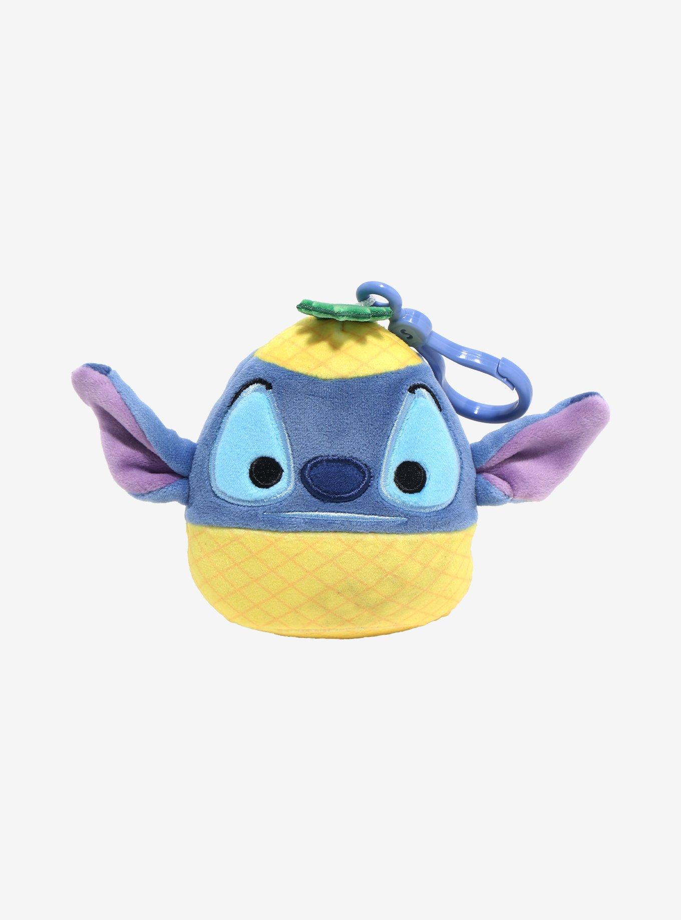 Squishmallows Disney Lilo & Stitch Pineapple Stitch 3 Inch Plush Bag Clip, , hi-res