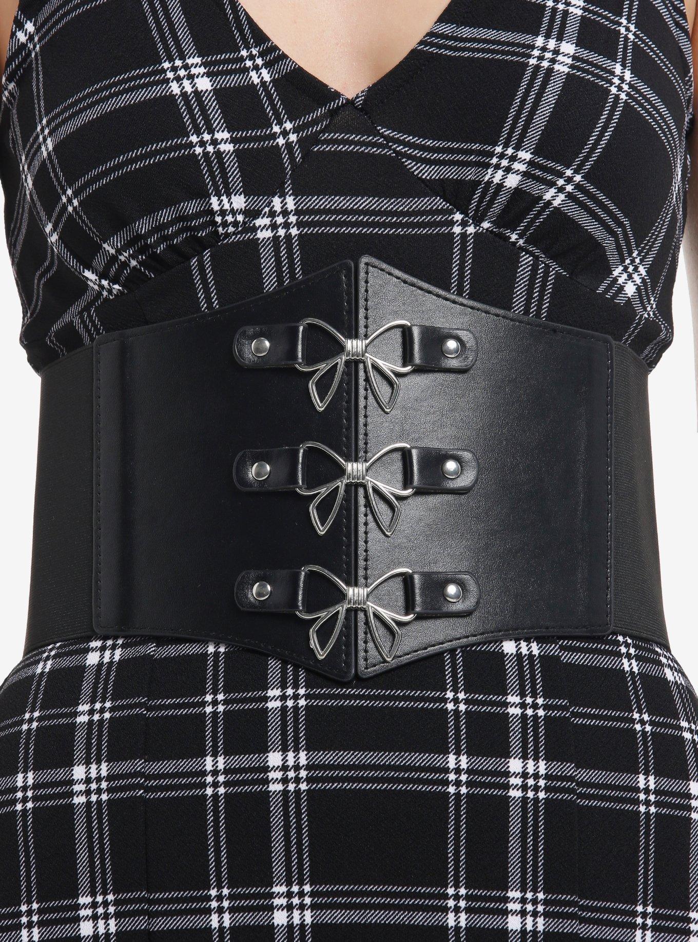 Black Bow Corset Belt, MULTI, hi-res