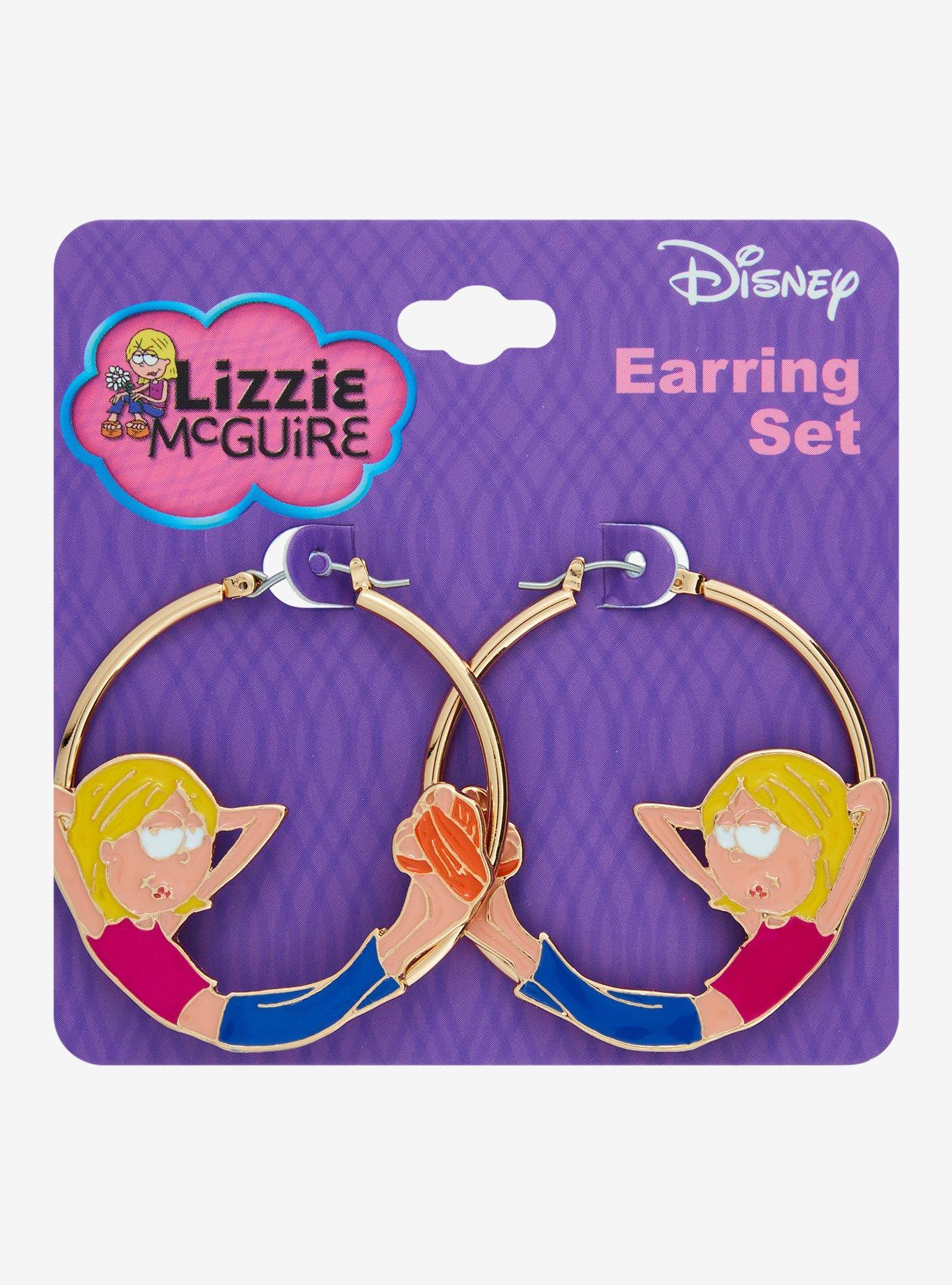 Disney Lizzie McGuire Hoop Earrings, , hi-res