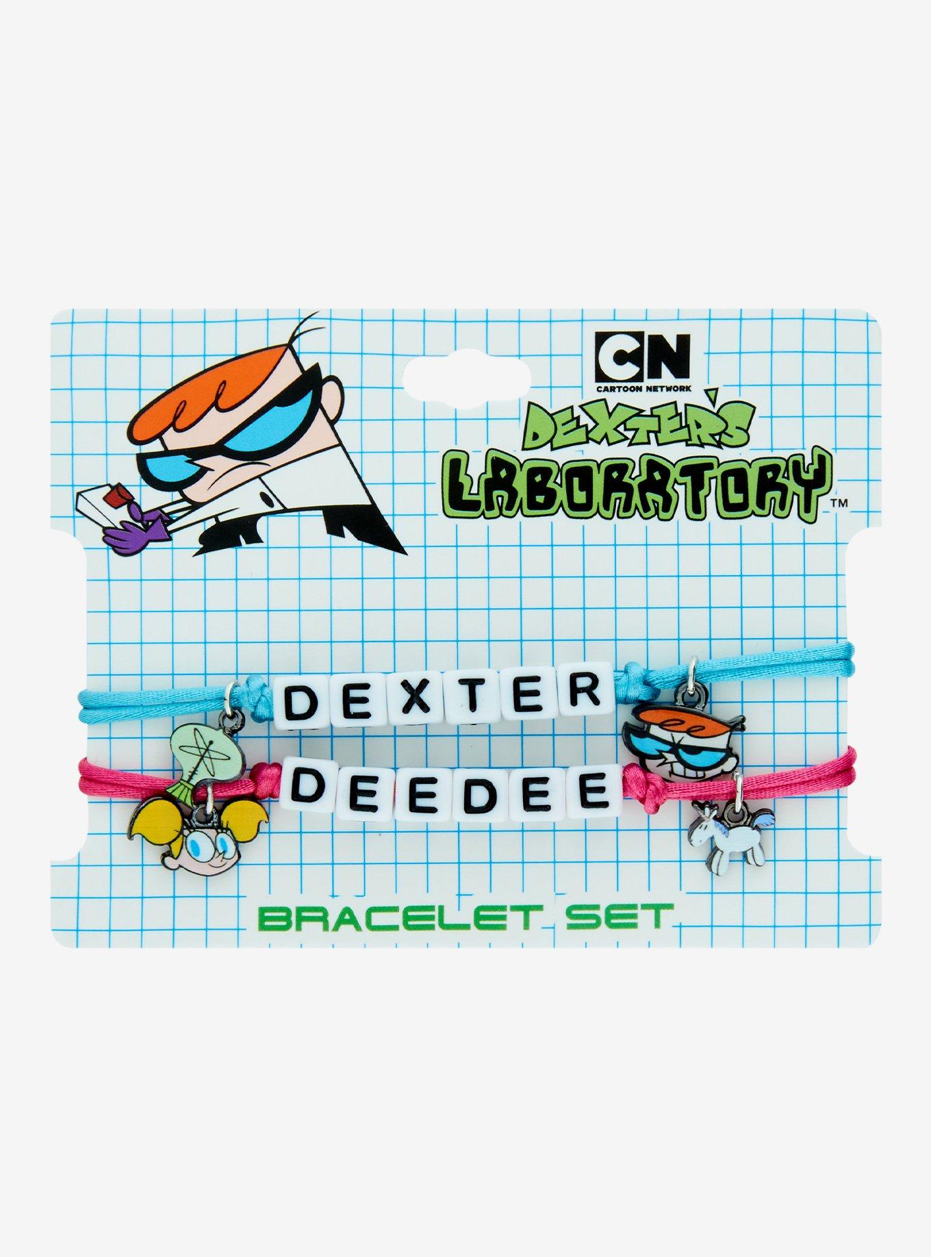 Dexter's Laboratory Dexter & Dee Dee Best Friend Cord Bracelet Set, , hi-res