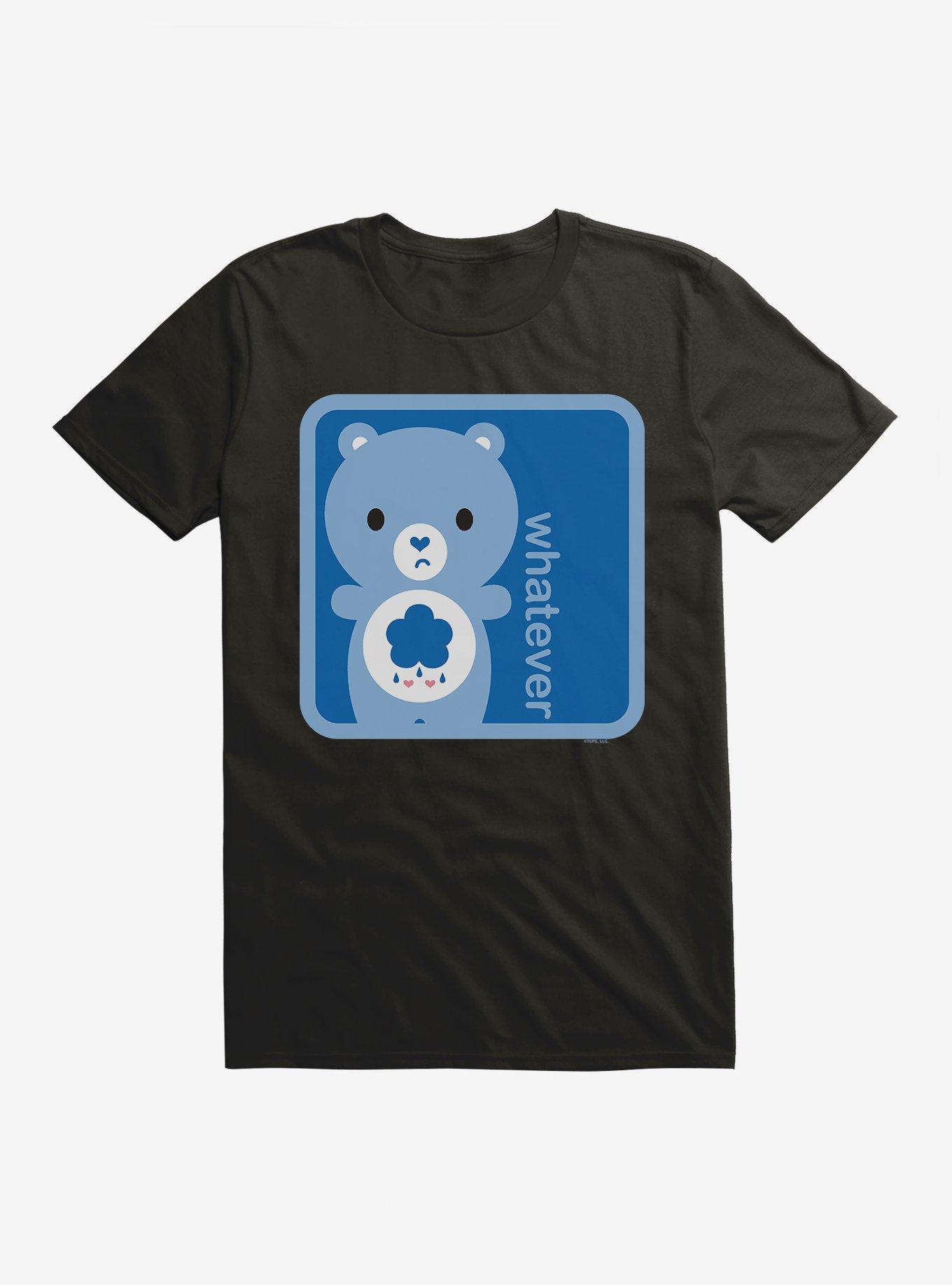 Care Bears Cartoon Grumpy Whatever Fill T-Shirt, BLACK, hi-res