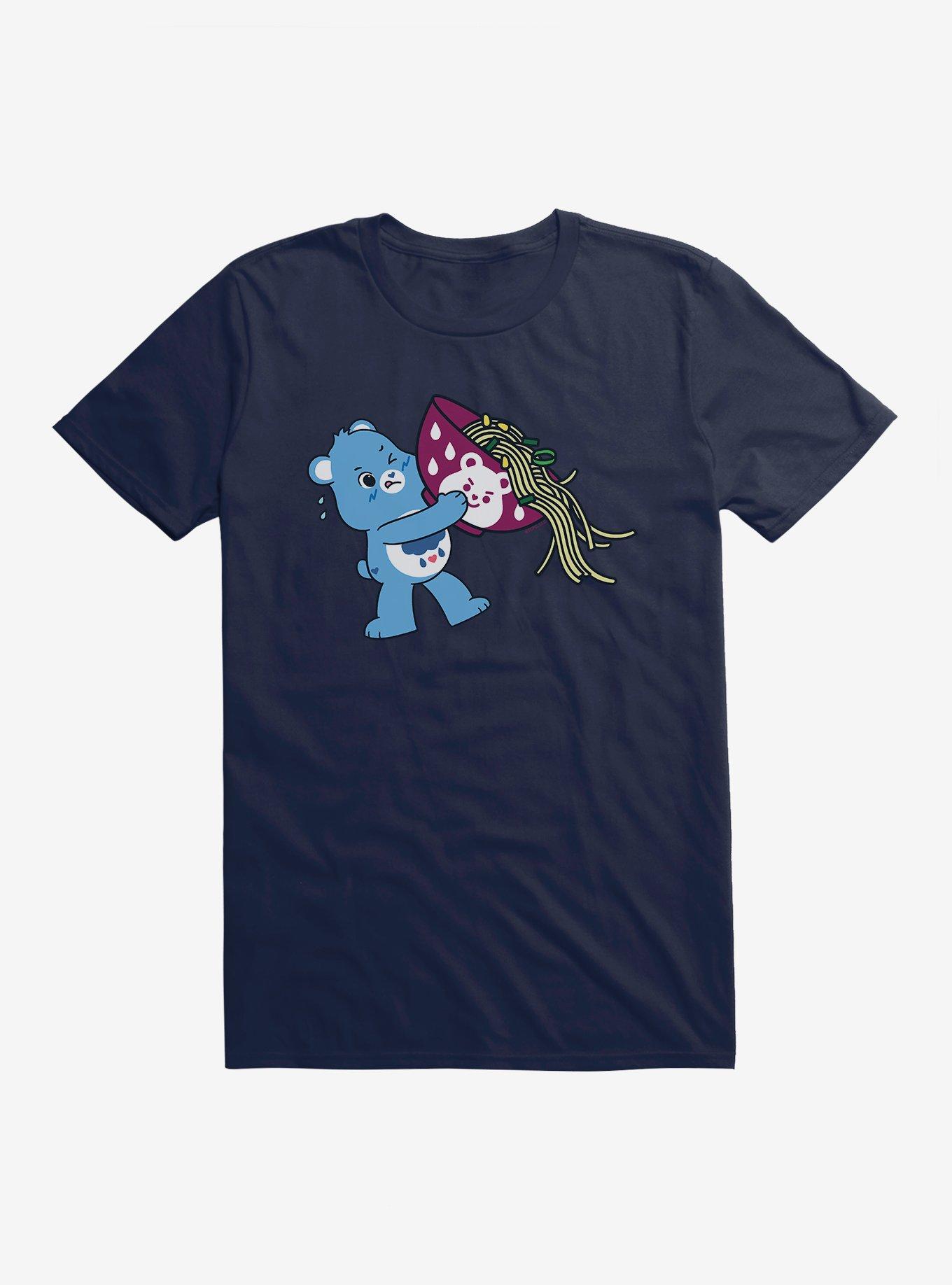 Care Bears Grumpy Bear Noodle Bowl T-Shirt, MIDNIGHT NAVY, hi-res