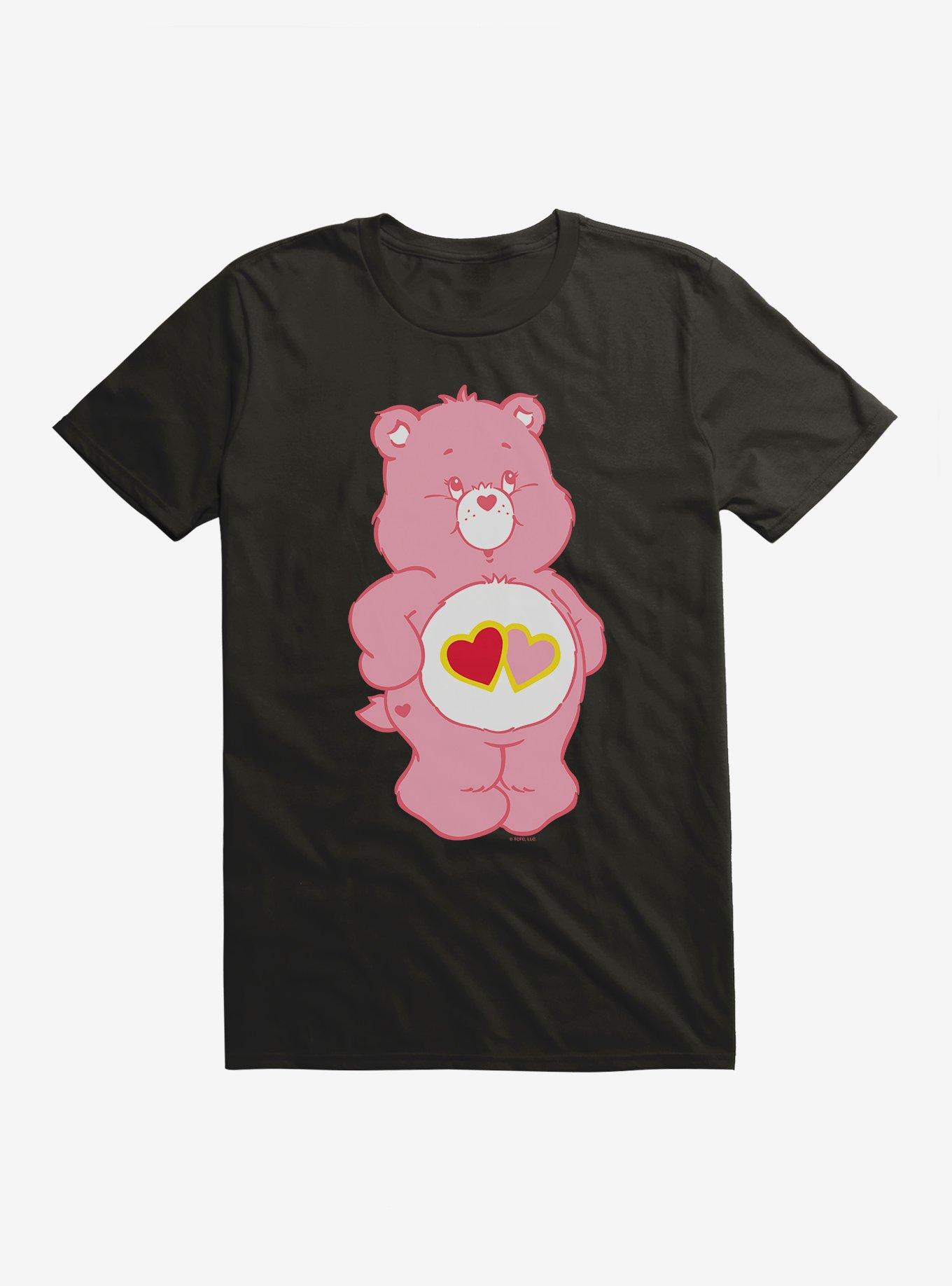 Care Bears Love A Lot Bear Stare T-Shirt, BLACK, hi-res