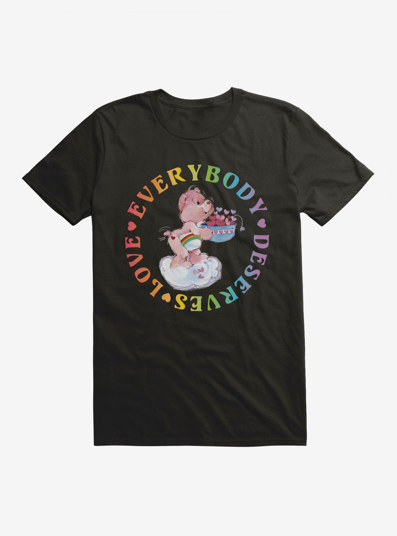 Care Bears Pride Cheer Bear Everyone Deserves Love T-Shirt