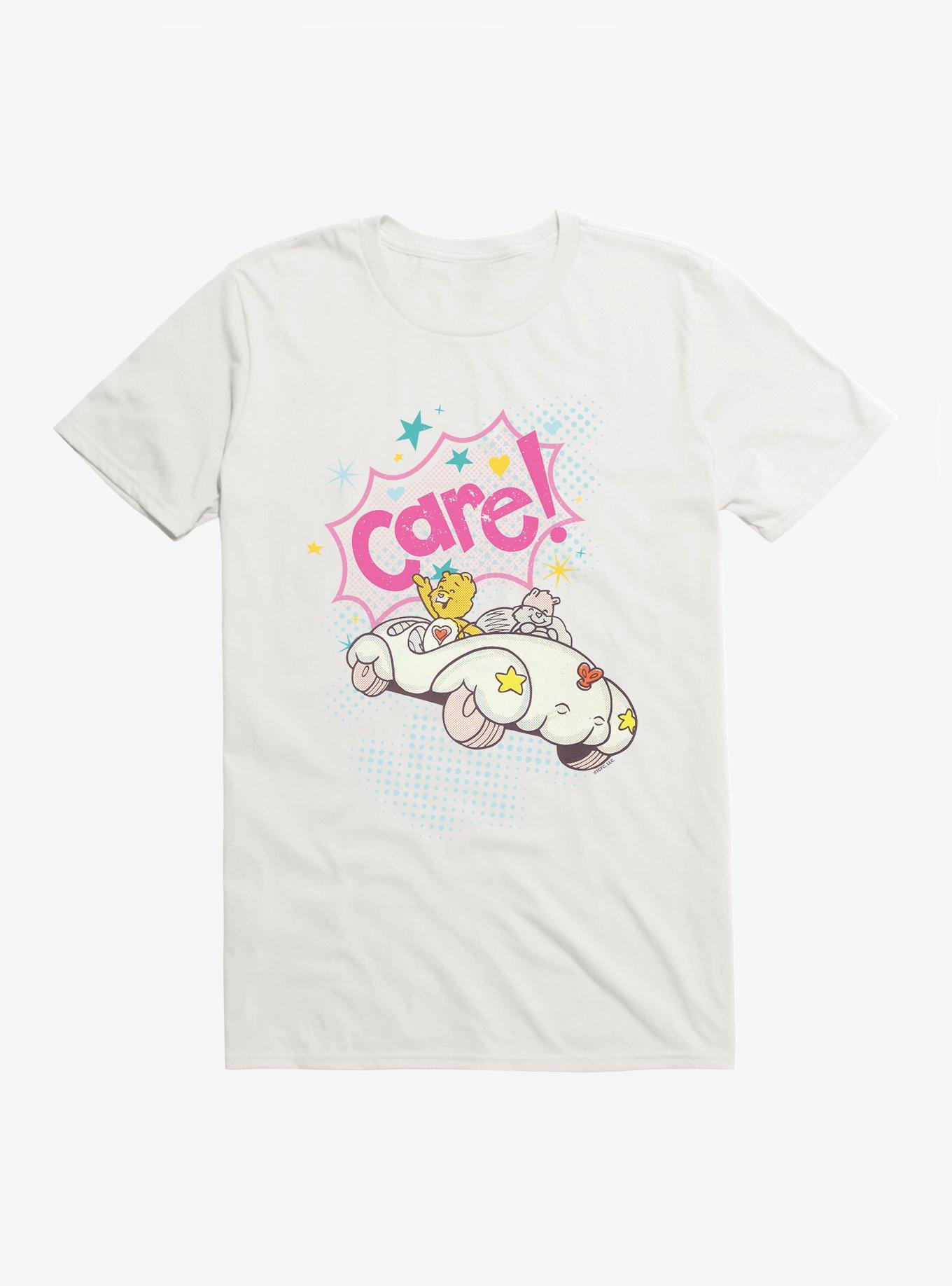 Care Bears Retro Care Bear Car T-Shirt, WHITE, hi-res