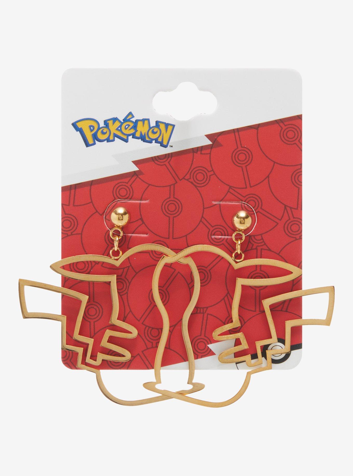 Pokémon Pikachu Silhouette Earrings - BoxLunch Exclusive, , hi-res