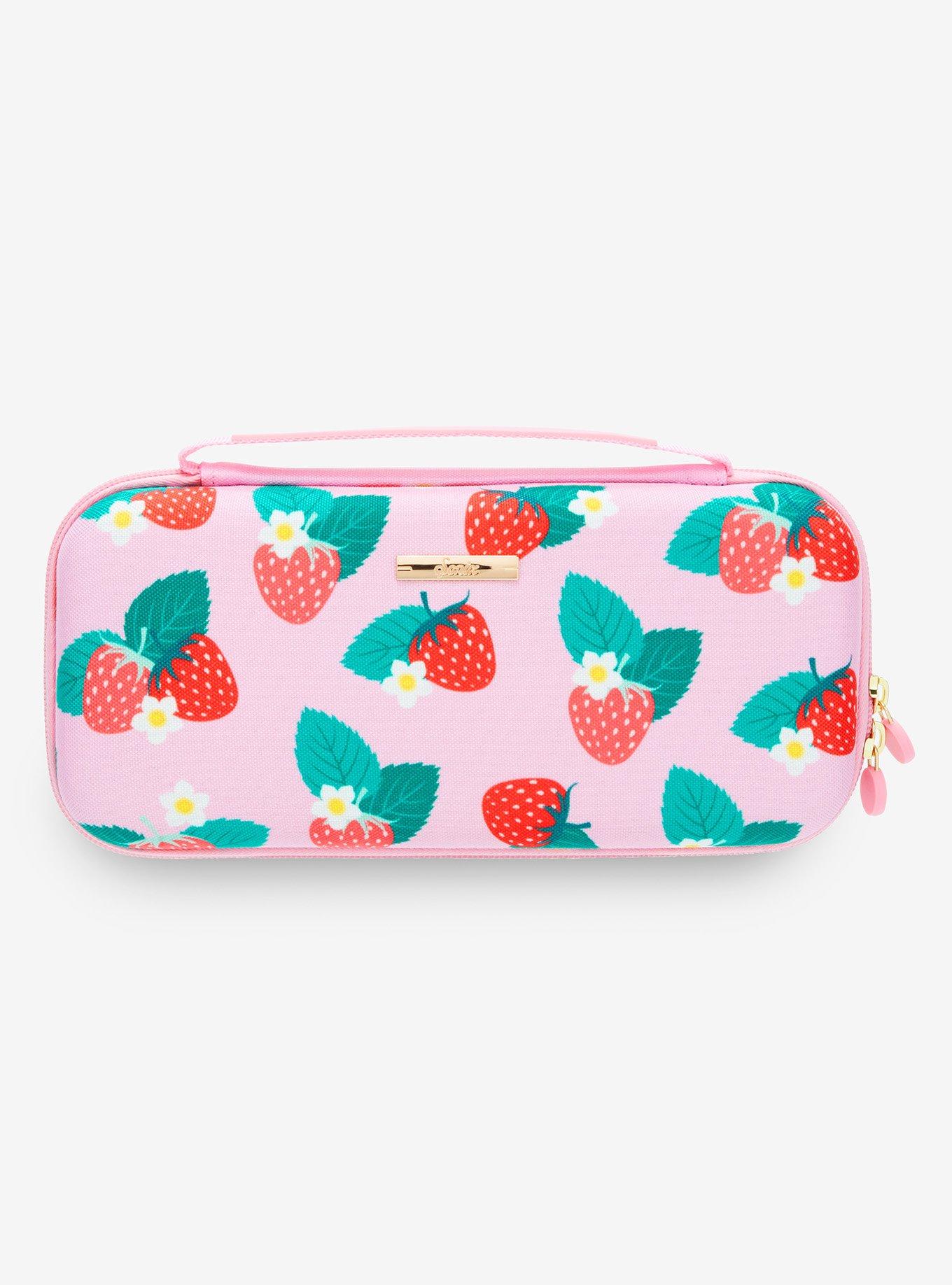 Sonix Strawberry Pink Allover Print Nintendo Switch Carrying Case, , hi-res