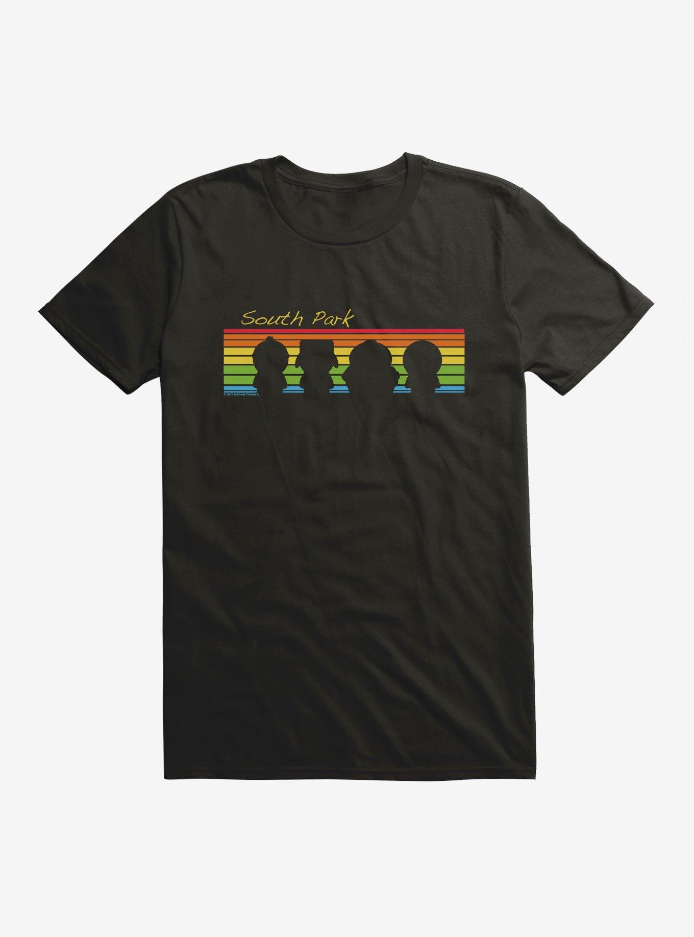 South Park Rainbow Silhouette T-Shirt, , hi-res