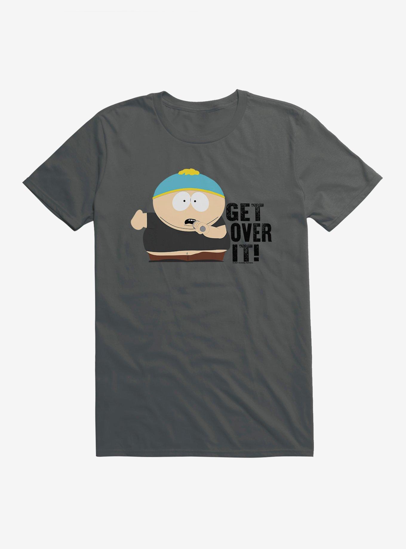 South Park Season Reference Cartman Over It T-Shirt, CHARCOAL, hi-res