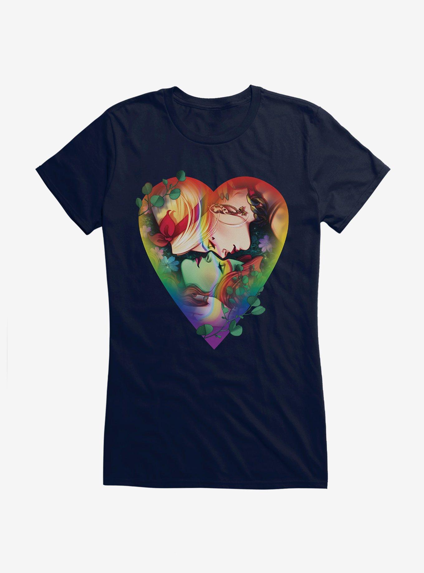 Batman Power Couple Girls T-Shirt, NAVY, hi-res