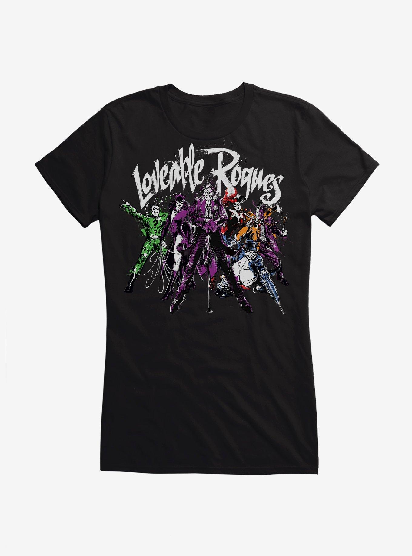 Batman Loveable Rogues Girls T-Shirt, , hi-res