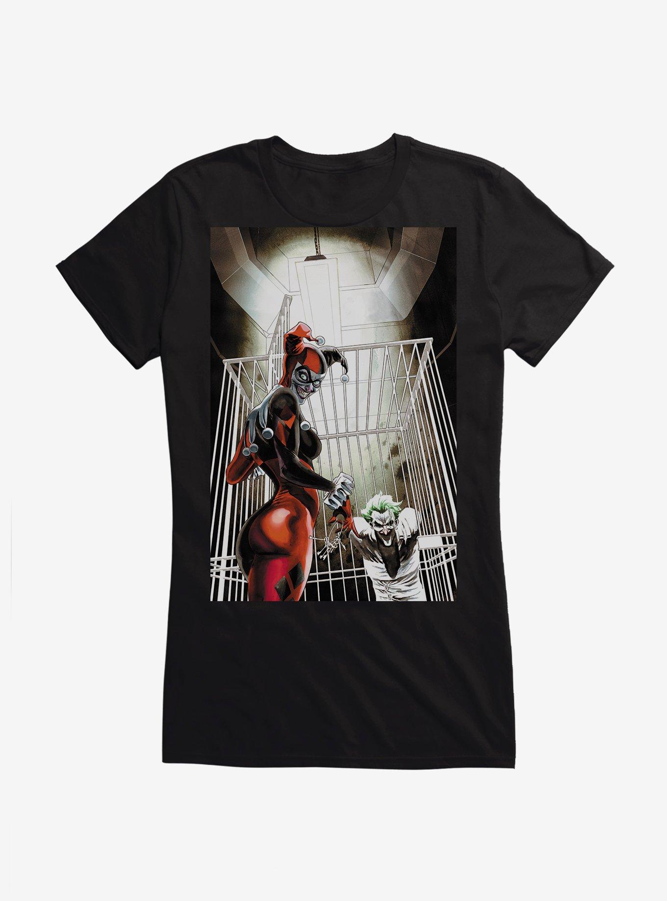 Batman The Joker and Harley Quinn Cage Girls T-Shirt, , hi-res